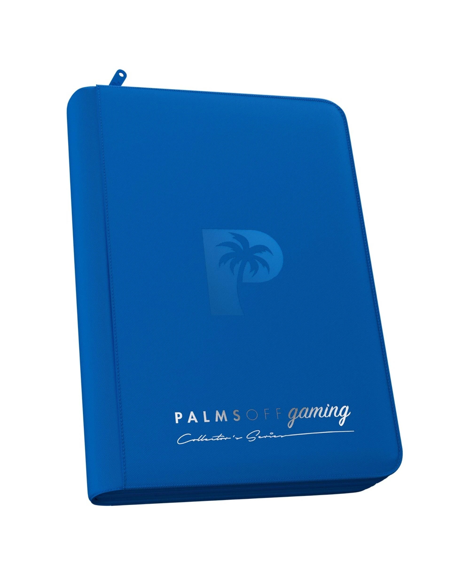 1 Palms Off Gaming Collector's Series 4 Pocket Zip Binder - Blue, 1 of 8