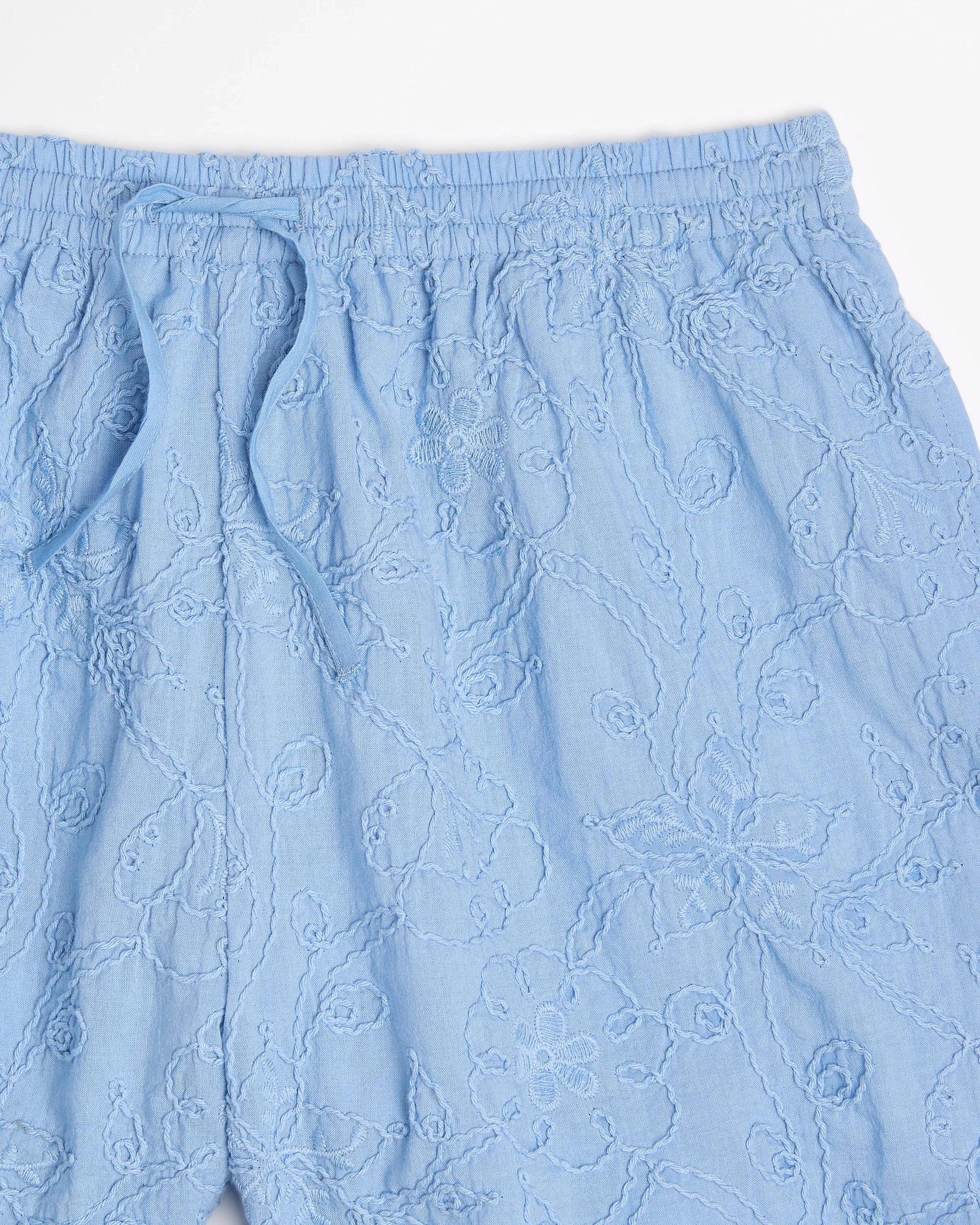 5 Target Broderie Shorts BLUE, 5 of 6