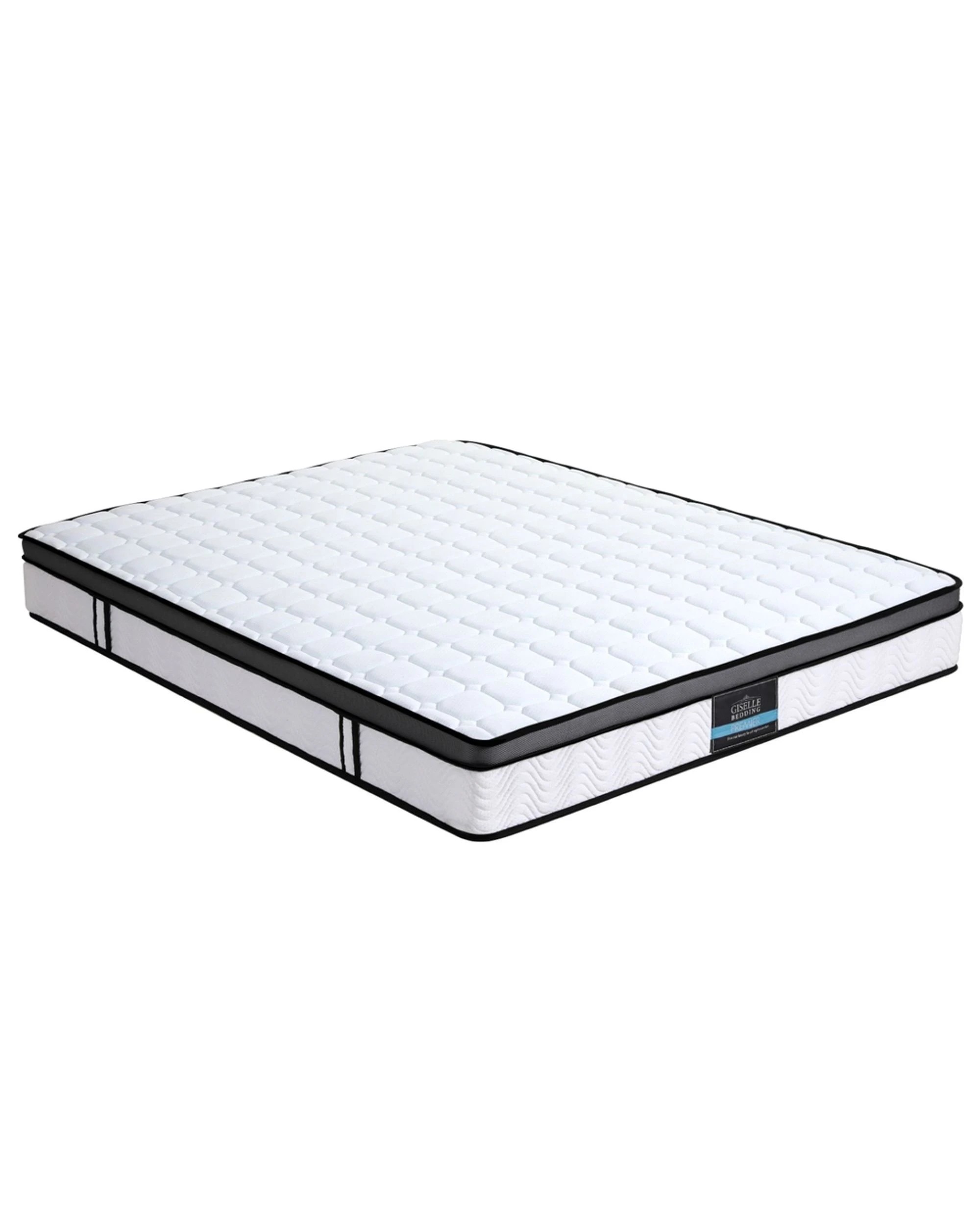 3 Giselle Mattress Cool Gel Foam 25cm Queen - Queen Bed - White, 3 of 4