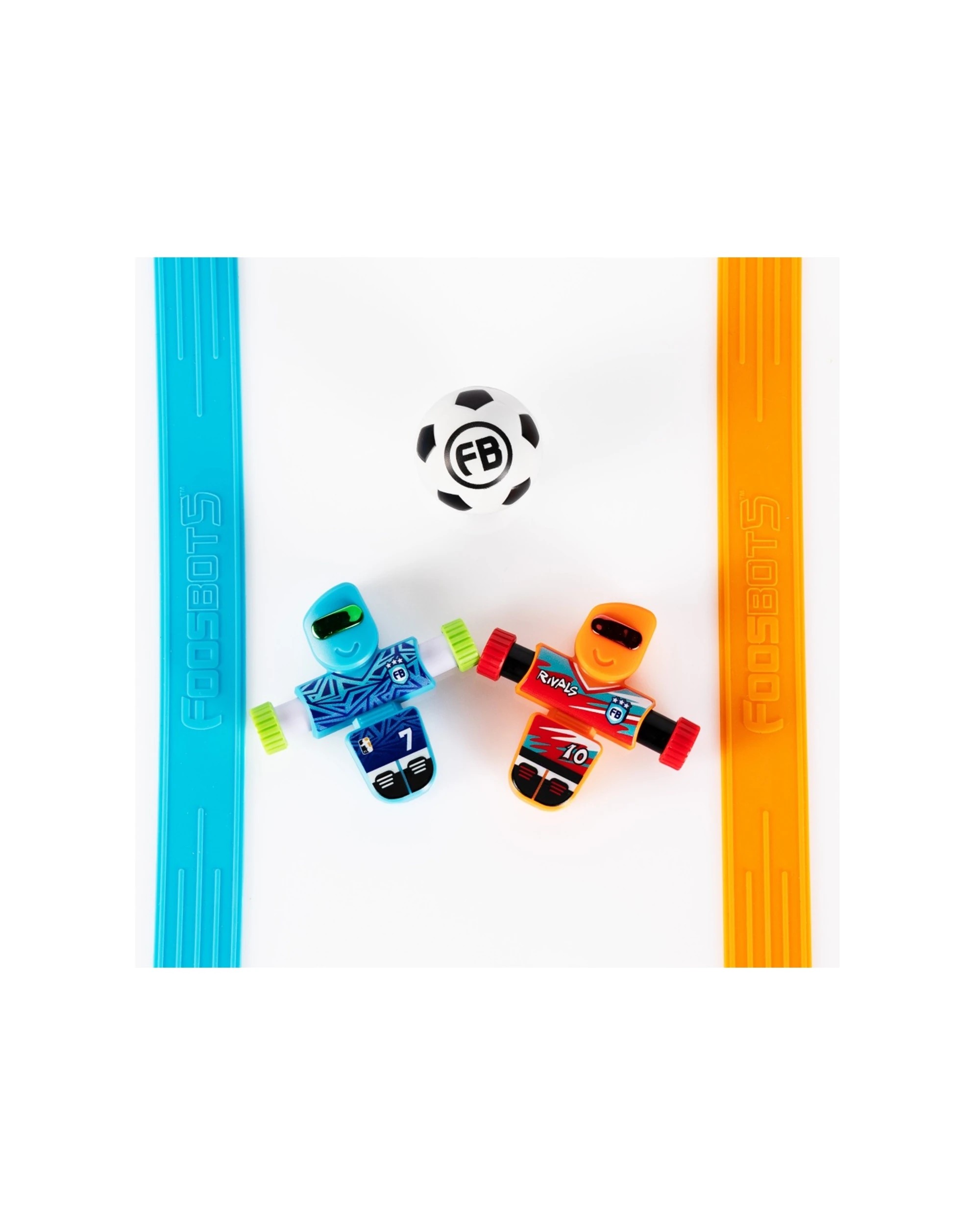 2 Foosbots Rivals On The Go Portable Table Kids Toy Soccer Football Game - Multi, 2 of 5