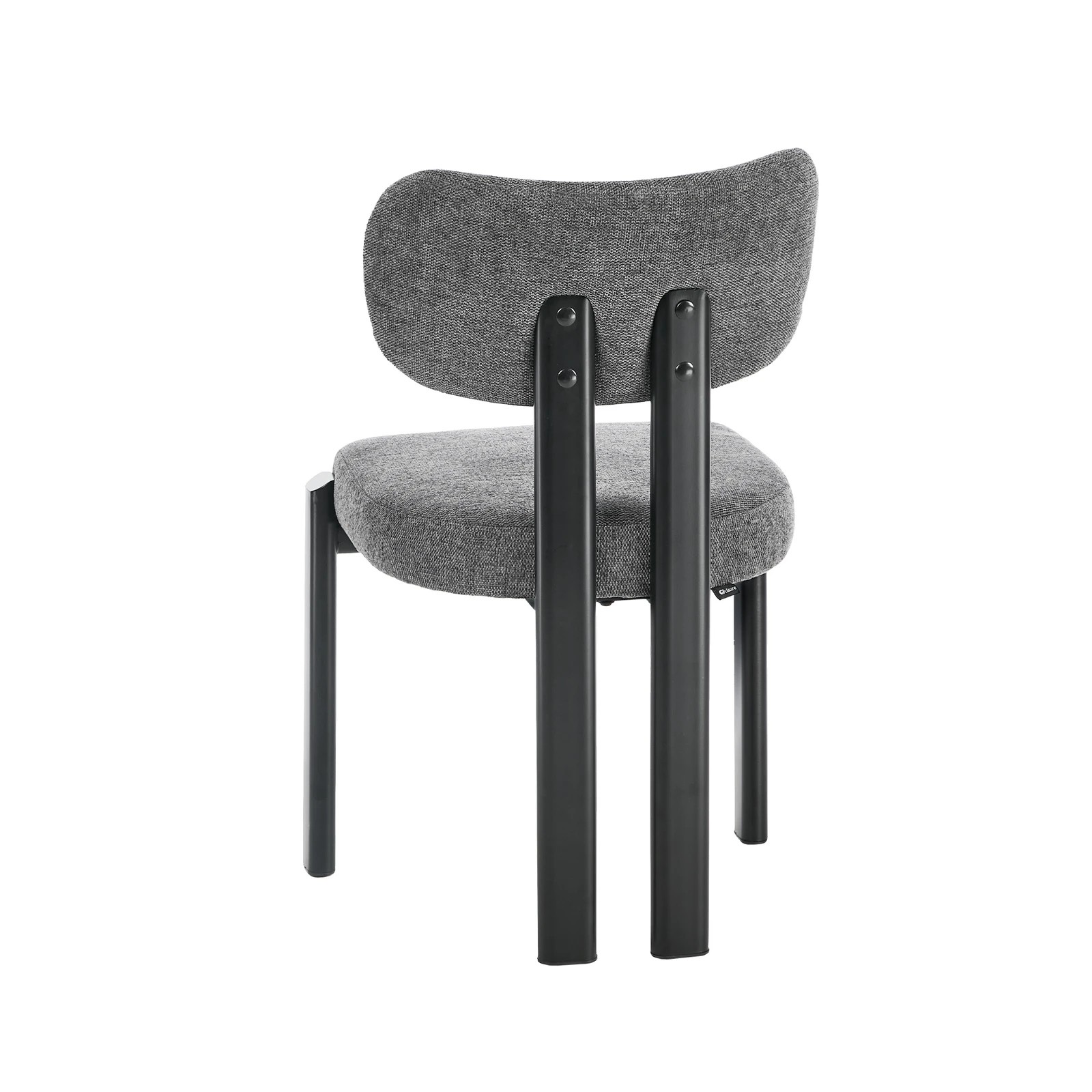 8 Oikiture Set of 2 Dining Chairs Linen Fabric Kitchen Chair Padded Seat - Multi - Multi, 8 of 9