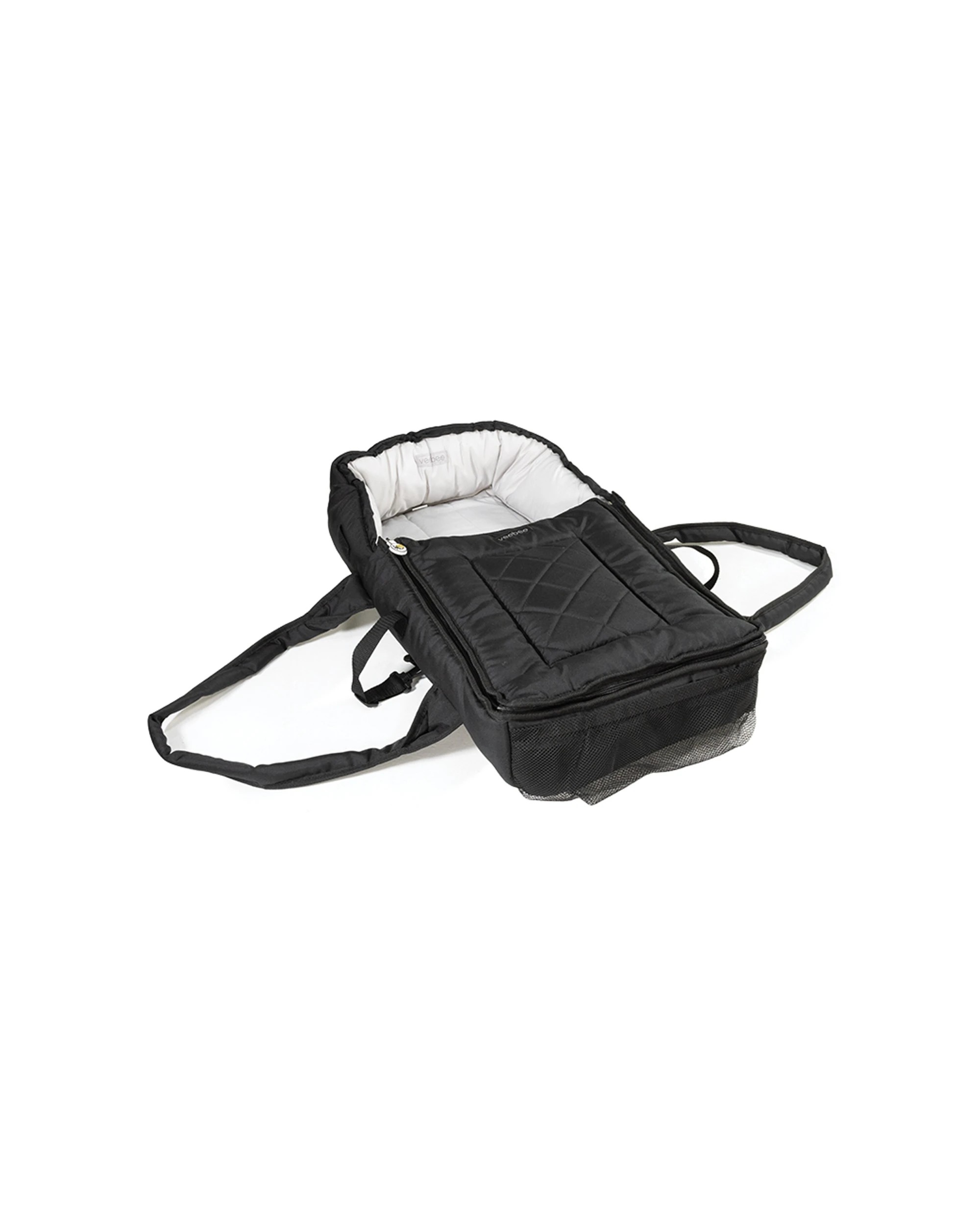 7 Vee Bee Black Walkabout Infant Cocoon Bassinet Portable With Safety Harness
 - Black, 7 of 8