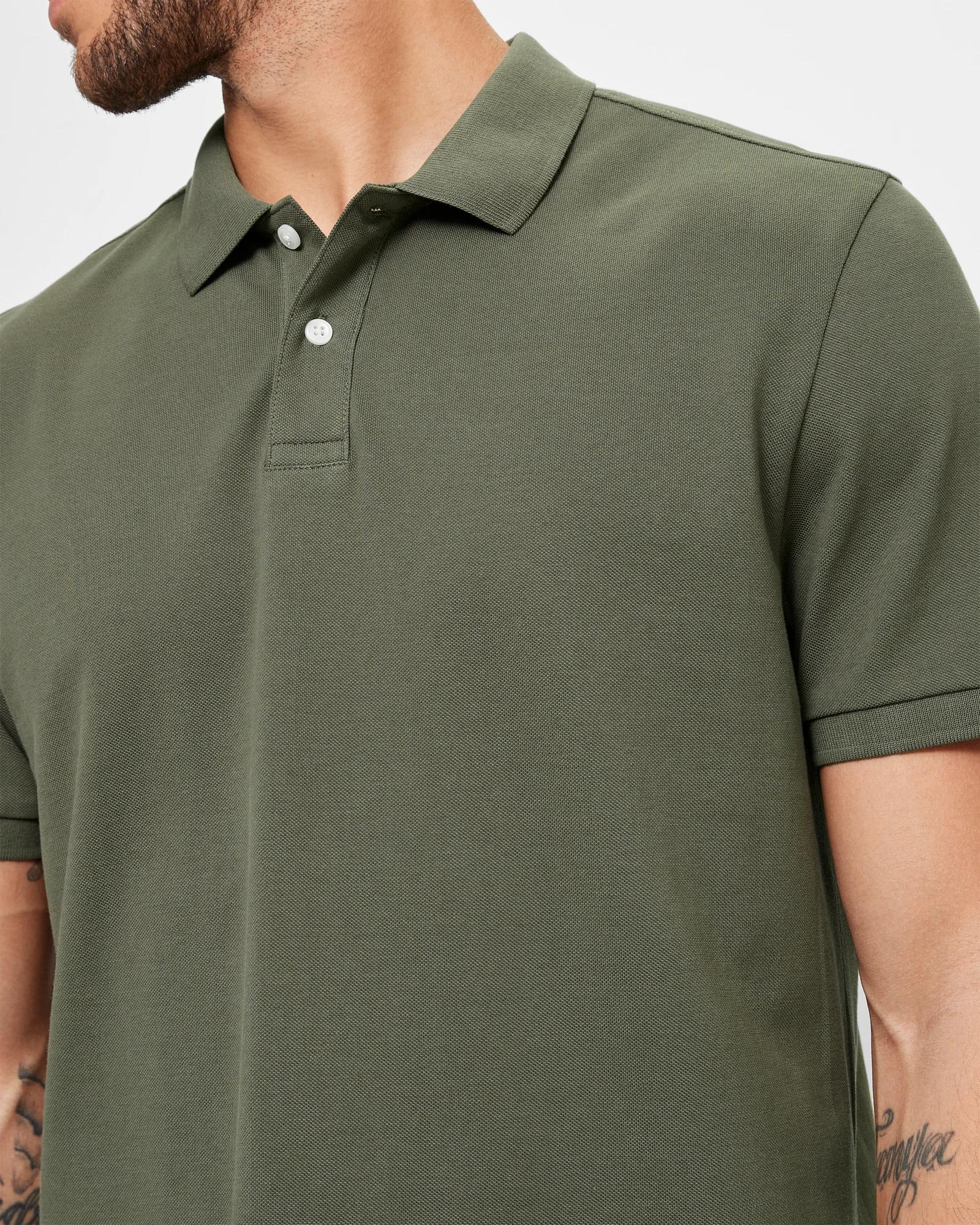 5 Target Australian Cotton Pique Polo Shirt KHAKI, 5 of 6