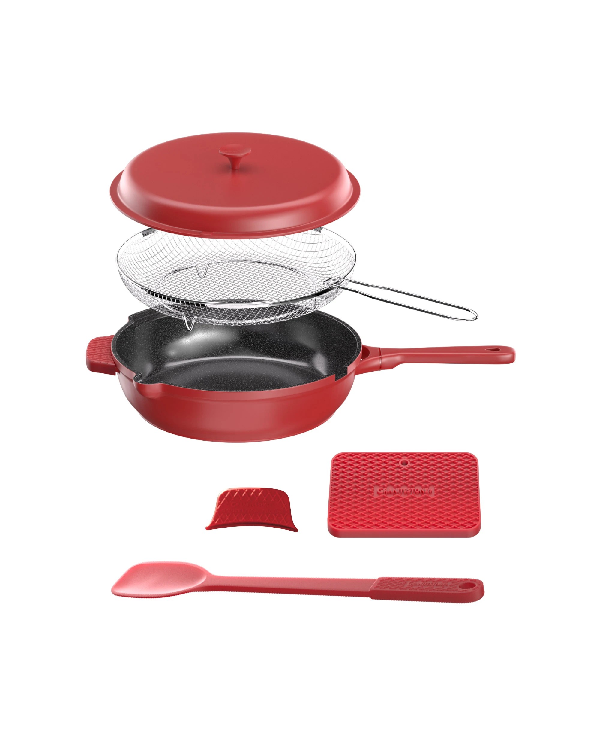 1 Global Shop Direct Zuka Pan Versatile 10-in-1 Non-Stick Pan 25cm, 1 of 9