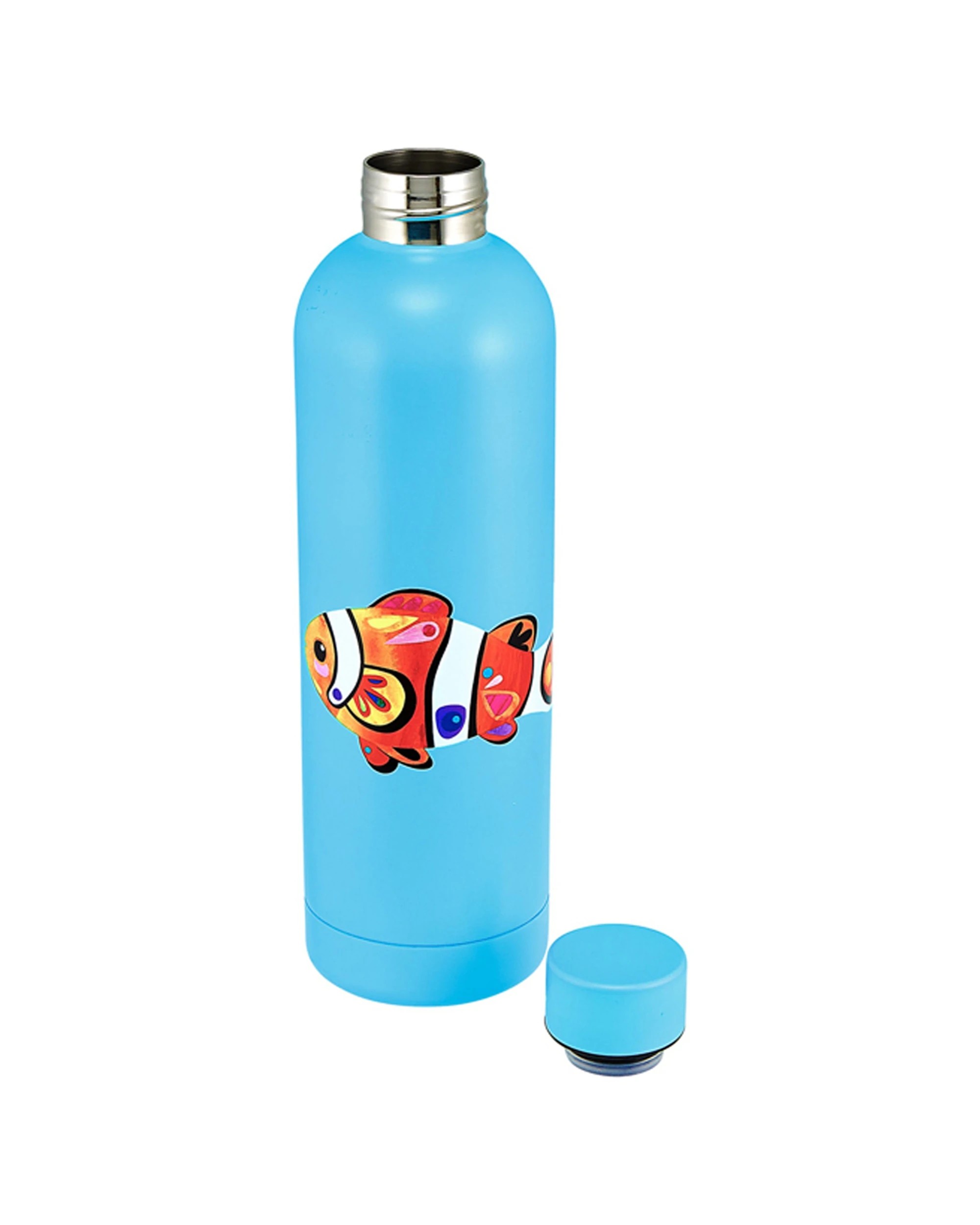 8 Maxwell & Williams Pete Cromer Ozzie Ocean Reusable Insulated Bottle 750ml
 - Blue, 8 of 9
