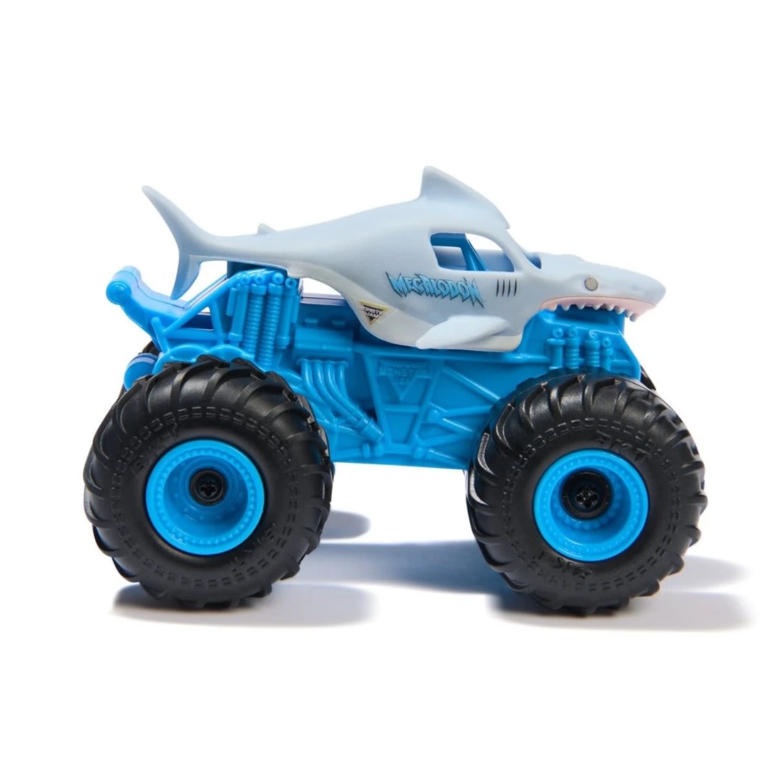 4 Monster Jam RC 1:64 Megalodon, 4 of 8