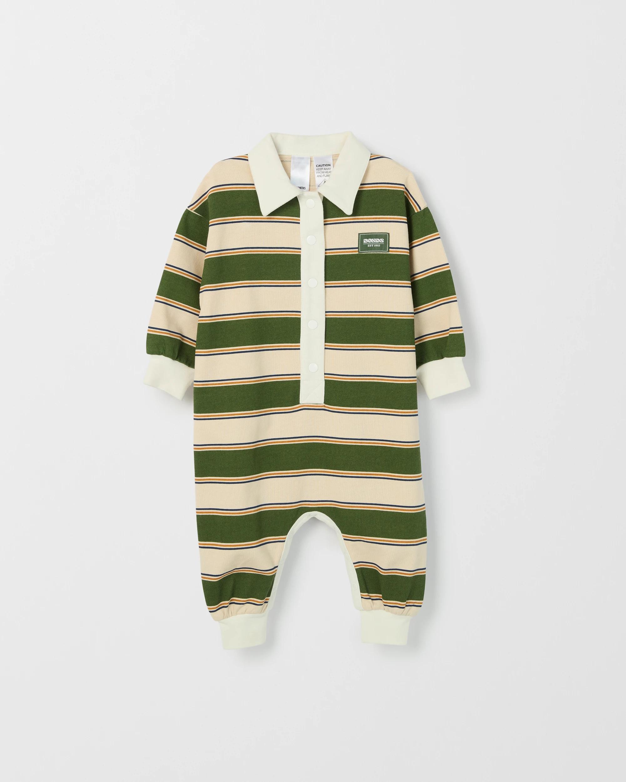 4 Bonds Baby Rugby Onesie RETRO FOREST, 4 of 5