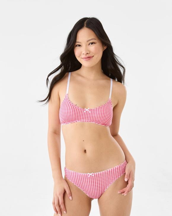 Pointelle Scoop Crop