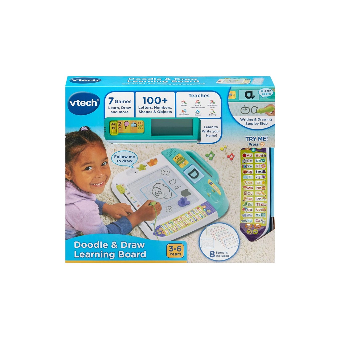 1 VTech Doodle & Draw Learning Board - Multi, 1 of 3