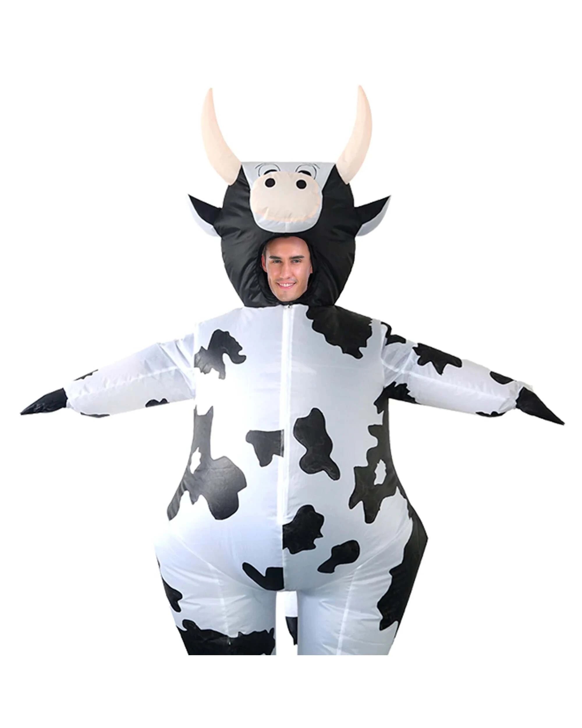 2 JD Party Inflatable Cow Adult Costume - One Size - Pattern, 2 of 3