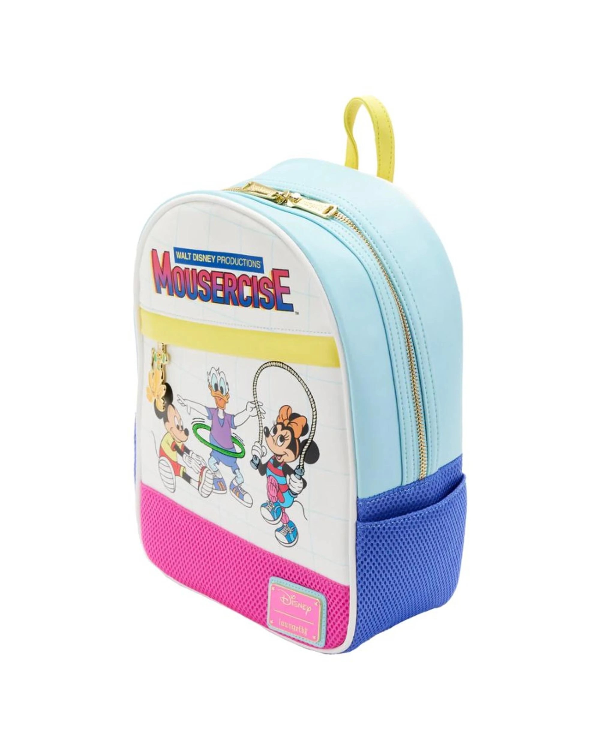 3 Loungefly Disney Mousercise Mini Backpack, 3 of 7
