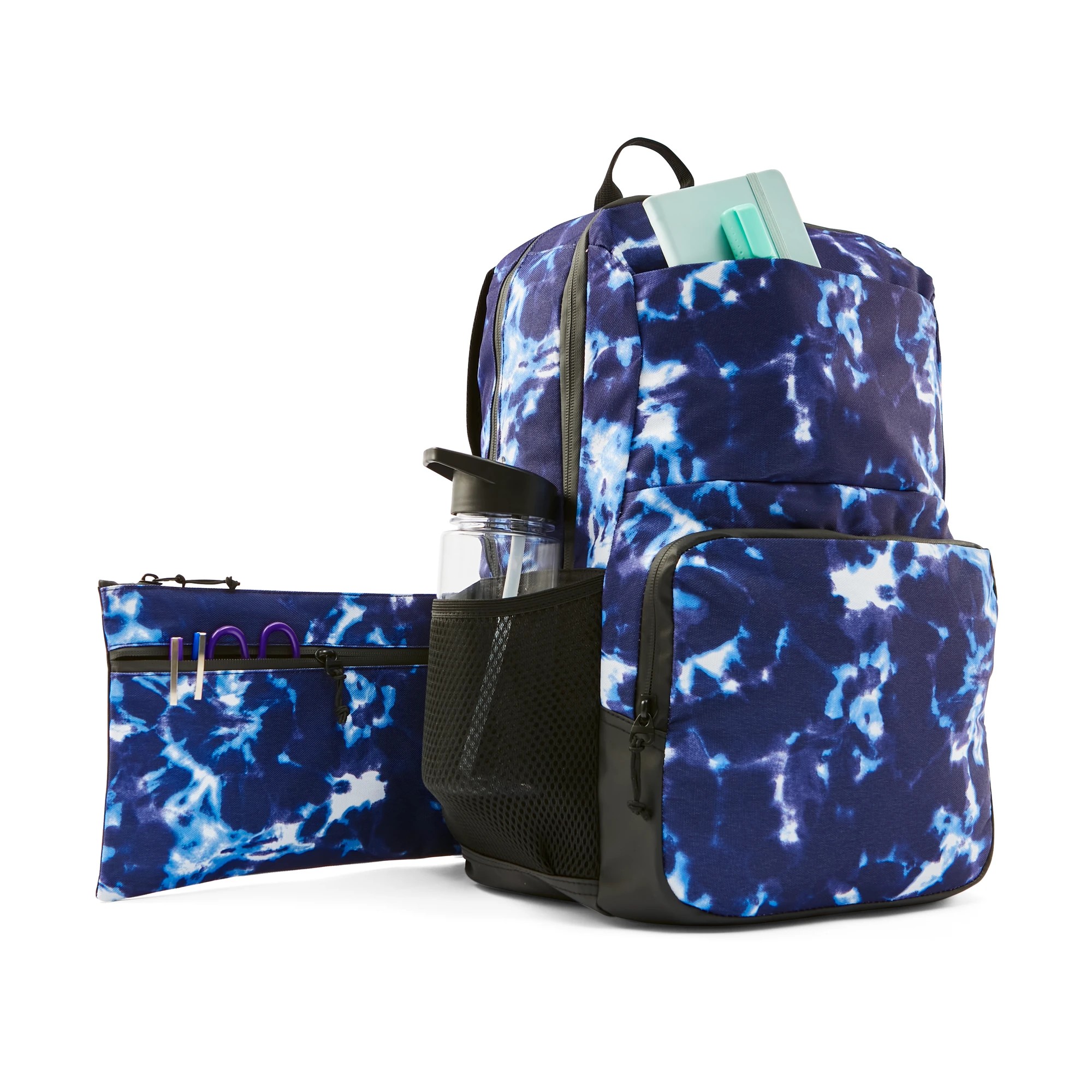 1 3 Piece Tie Dye Backpack Set, 1 of 9