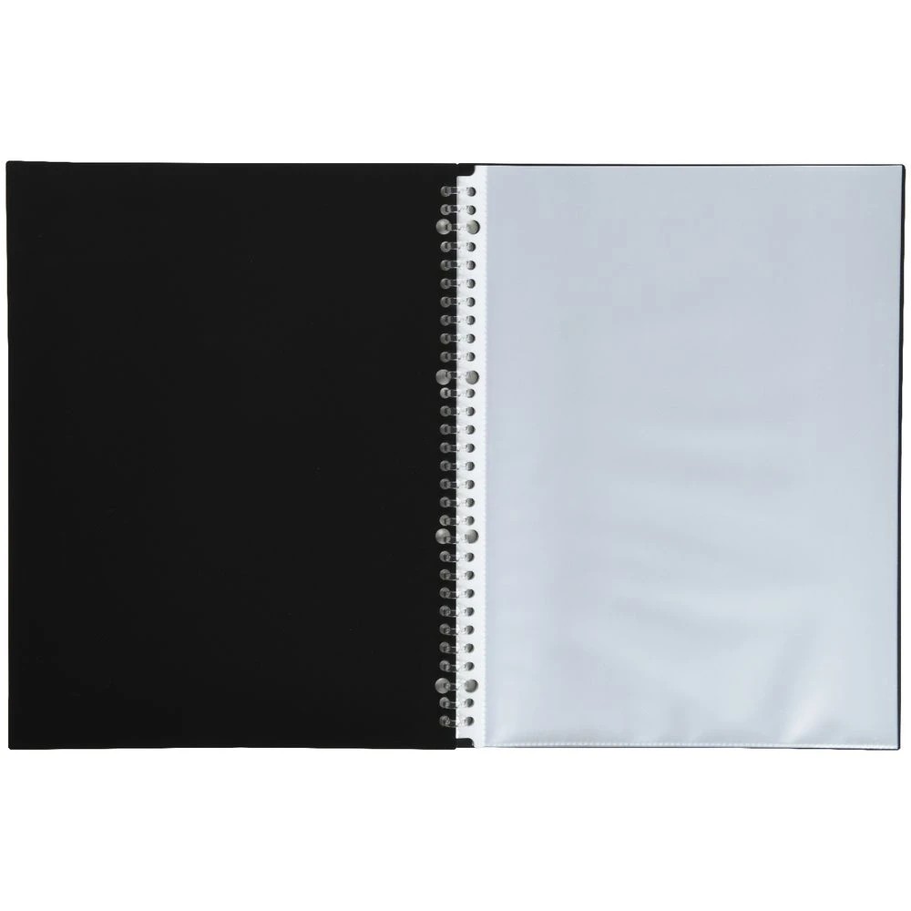 3 Aqua Drops A4 Refillable Display Book 20 Sheets Black, 3 of 4