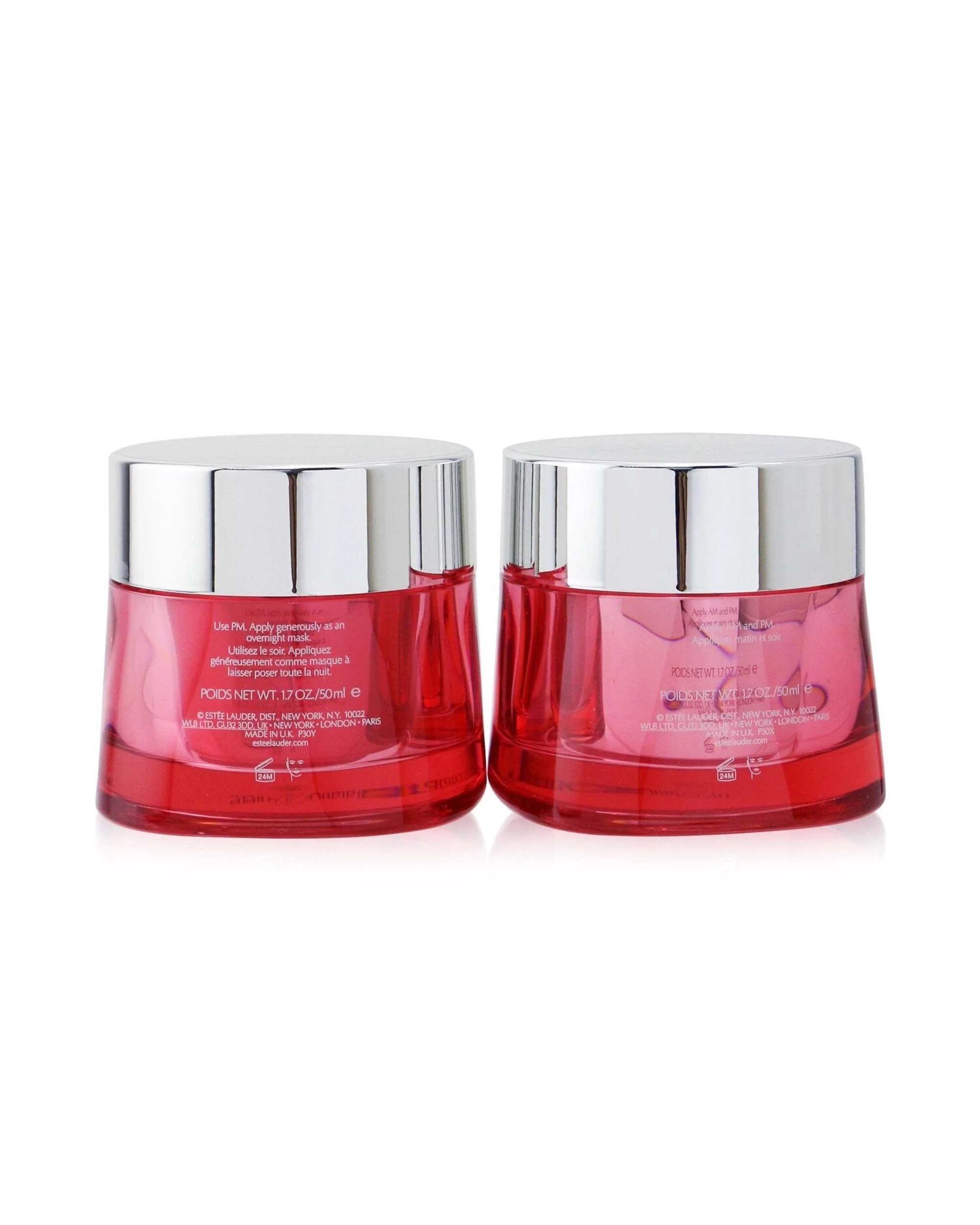 3 Estee Lauder Nutritious Super-Pomegranate Day & Night Radiance Set: Moisture Creme 50ml+ Night Creme/Mask 50ml 2pcs, 3 of 3