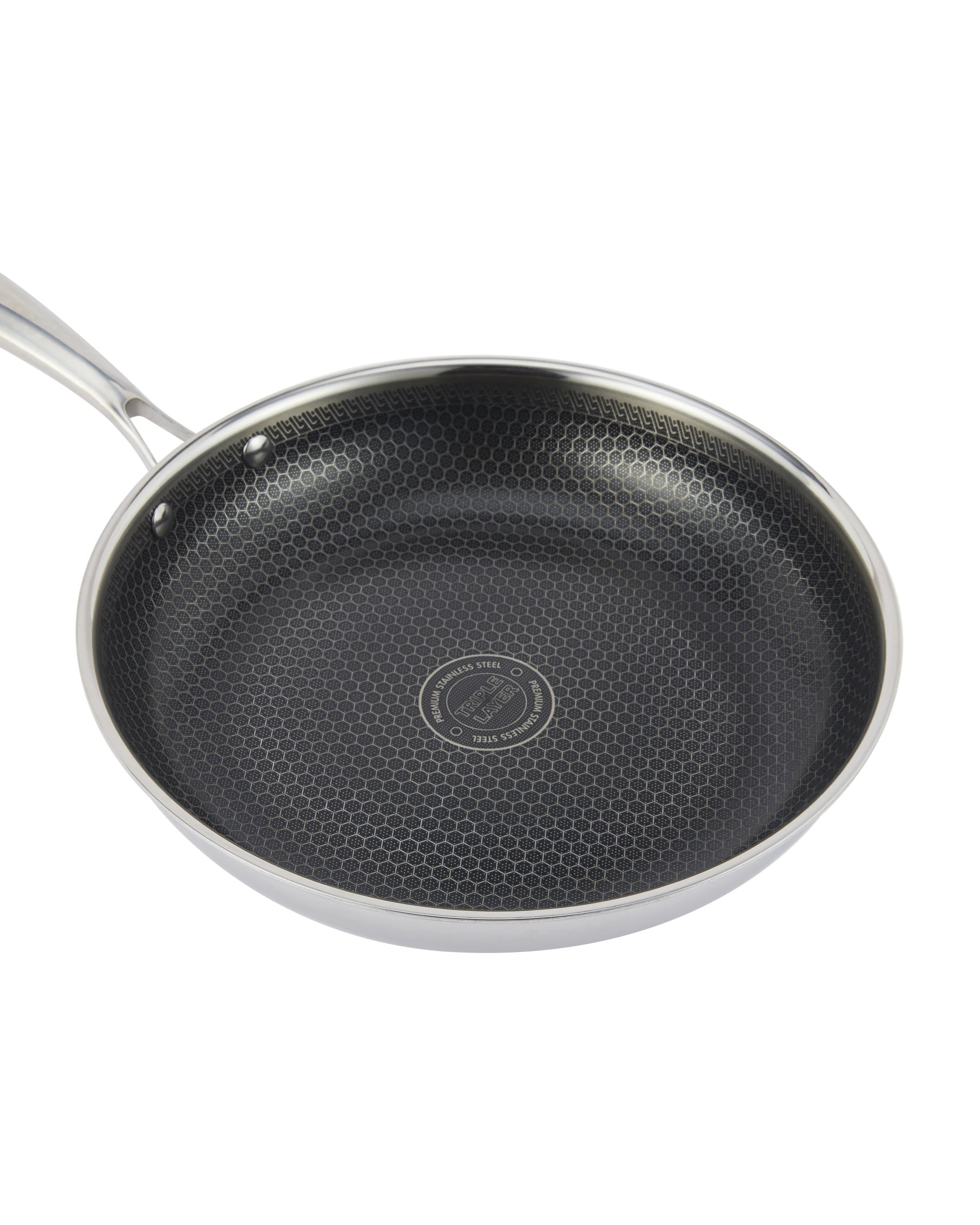 4 28cm Stainless Steel Tri-Ply Honeycomb Frypan, 4 of 7