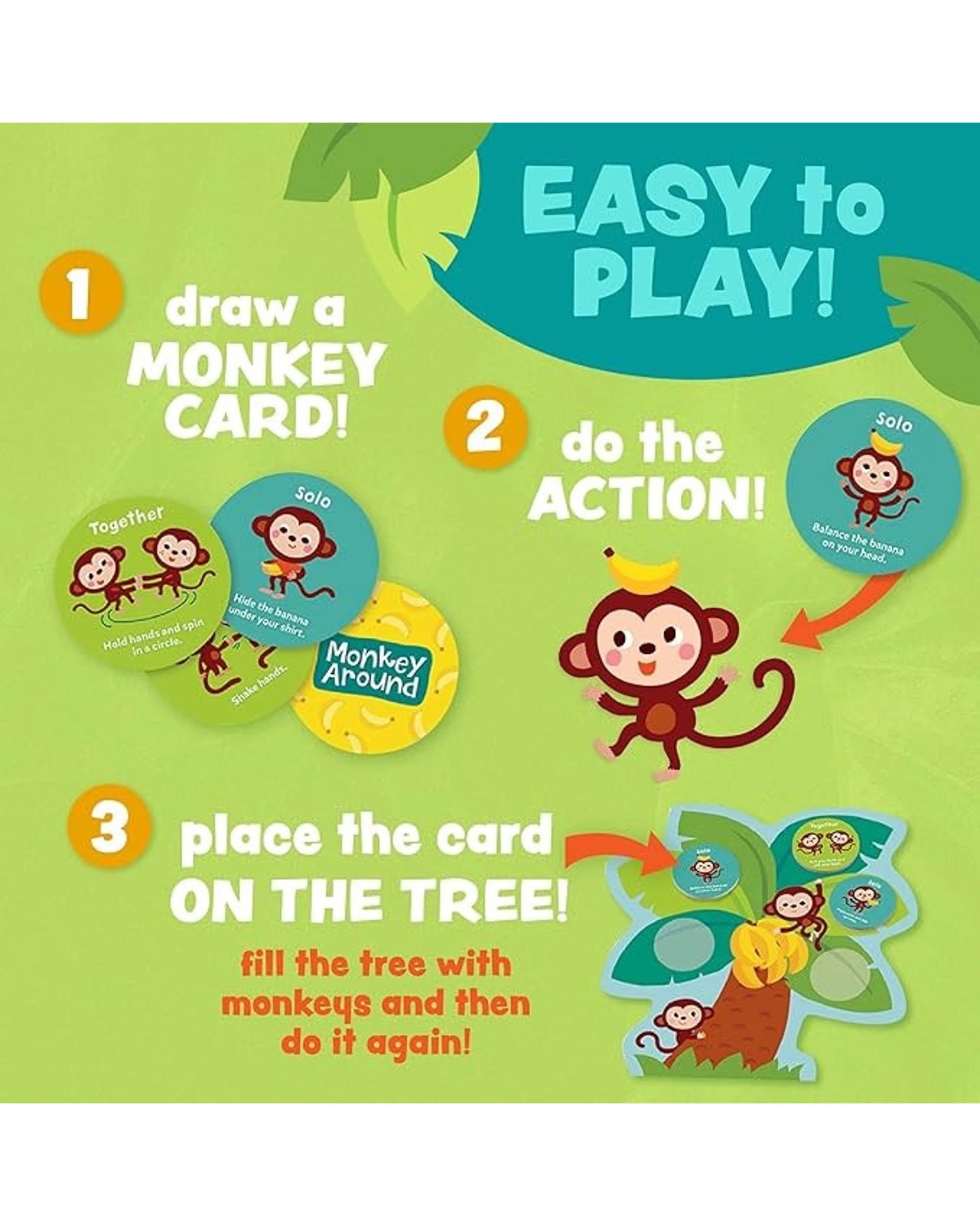4 Monkey Around Board Game, 4 of 7