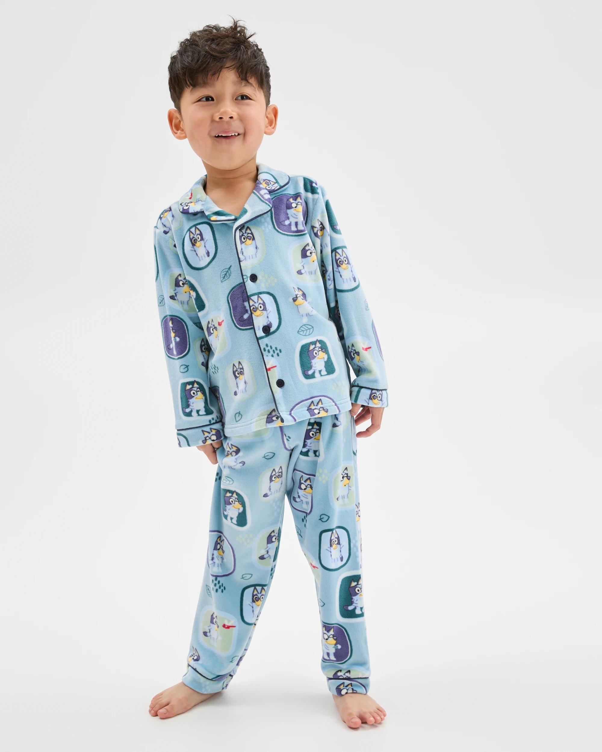 5 Bluey Younger Boys Fleece Pyjama Set BLUEY, 5 of 7