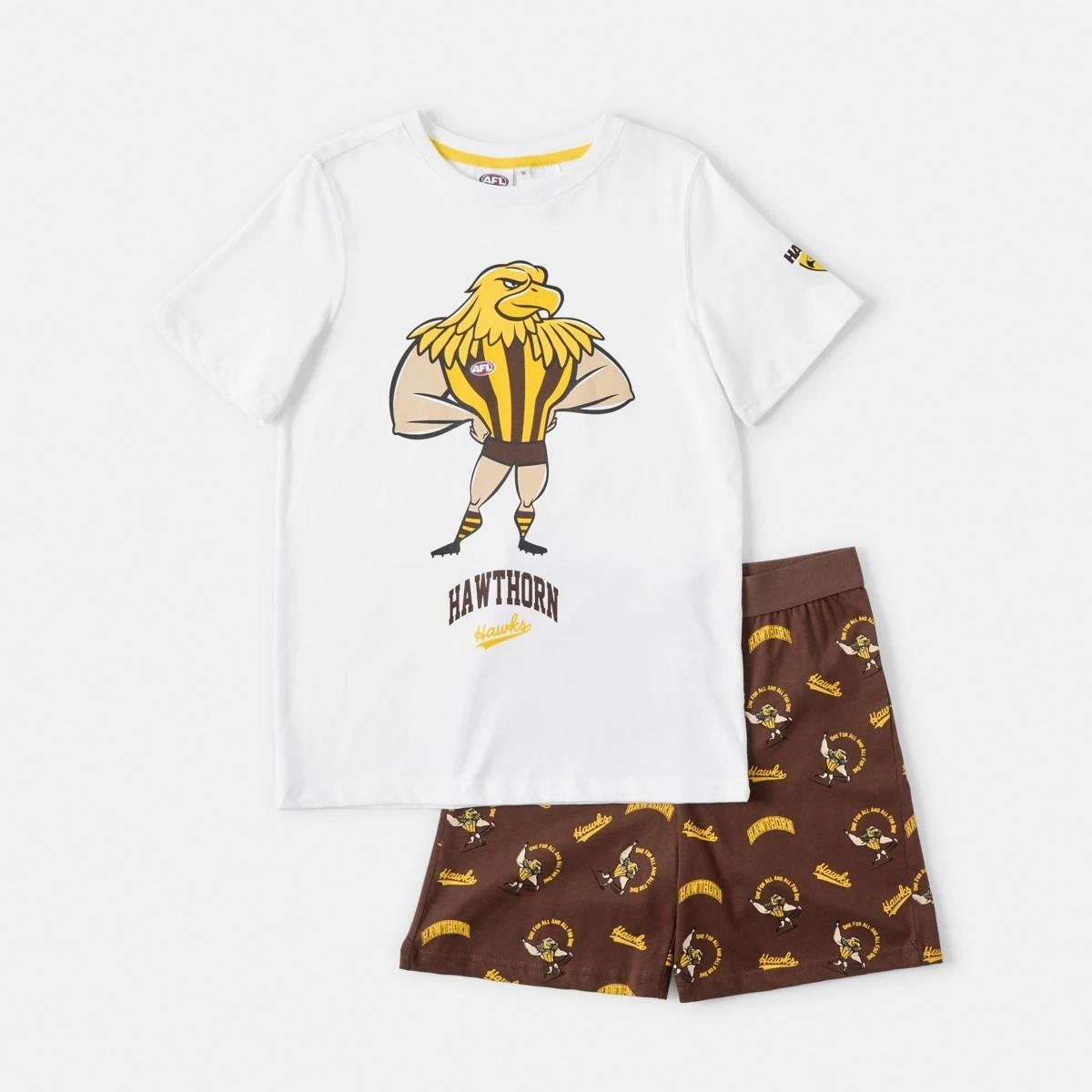 7 Active Kids AFL Pyjama Set Hawthorn, 7 of 10
