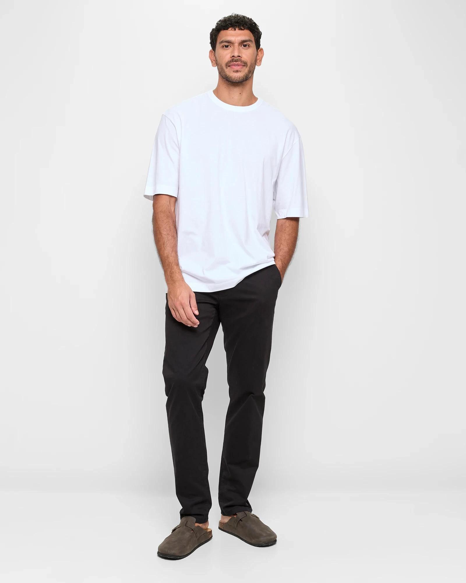 2 Target Australian Cotton Oversized T-Shirt WHITE, 2 of 5