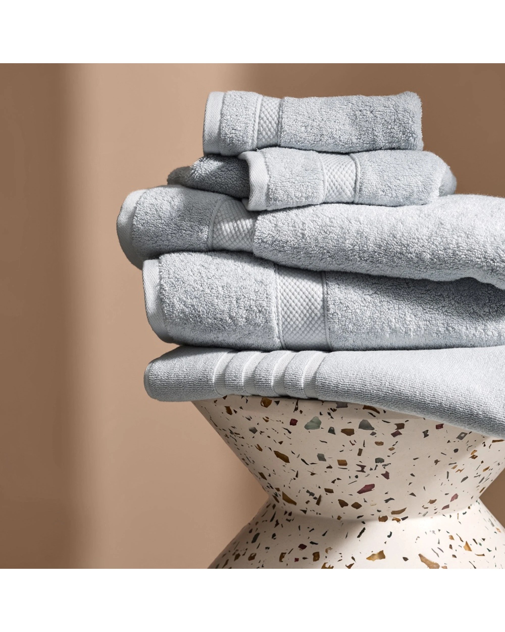 3 Bedding co Egyptian Cotton Luxury Hand Towel 700GSM French - Blue, 3 of 5