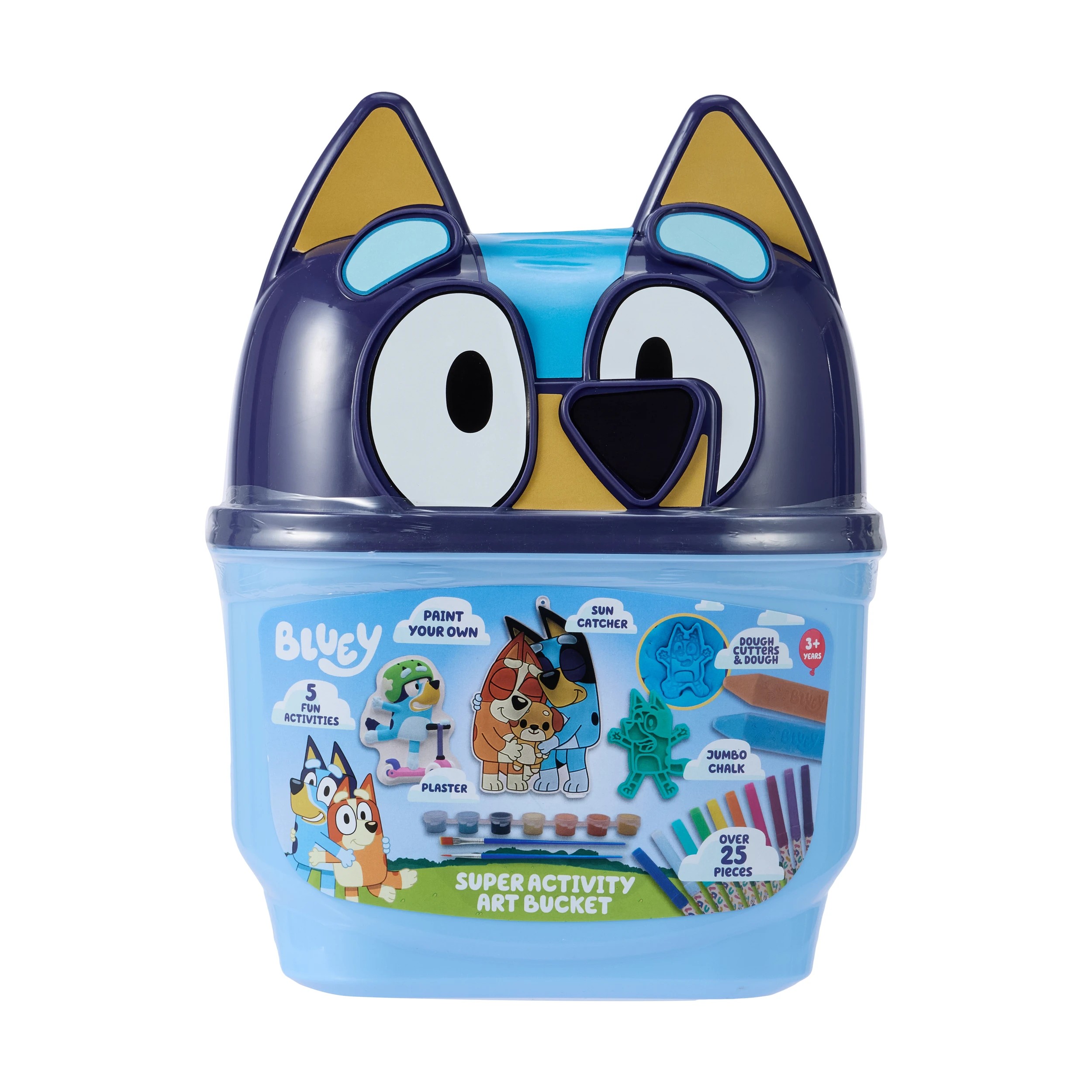 1 25 Piece Bluey Super Activity Art Bucket, 1 of 8