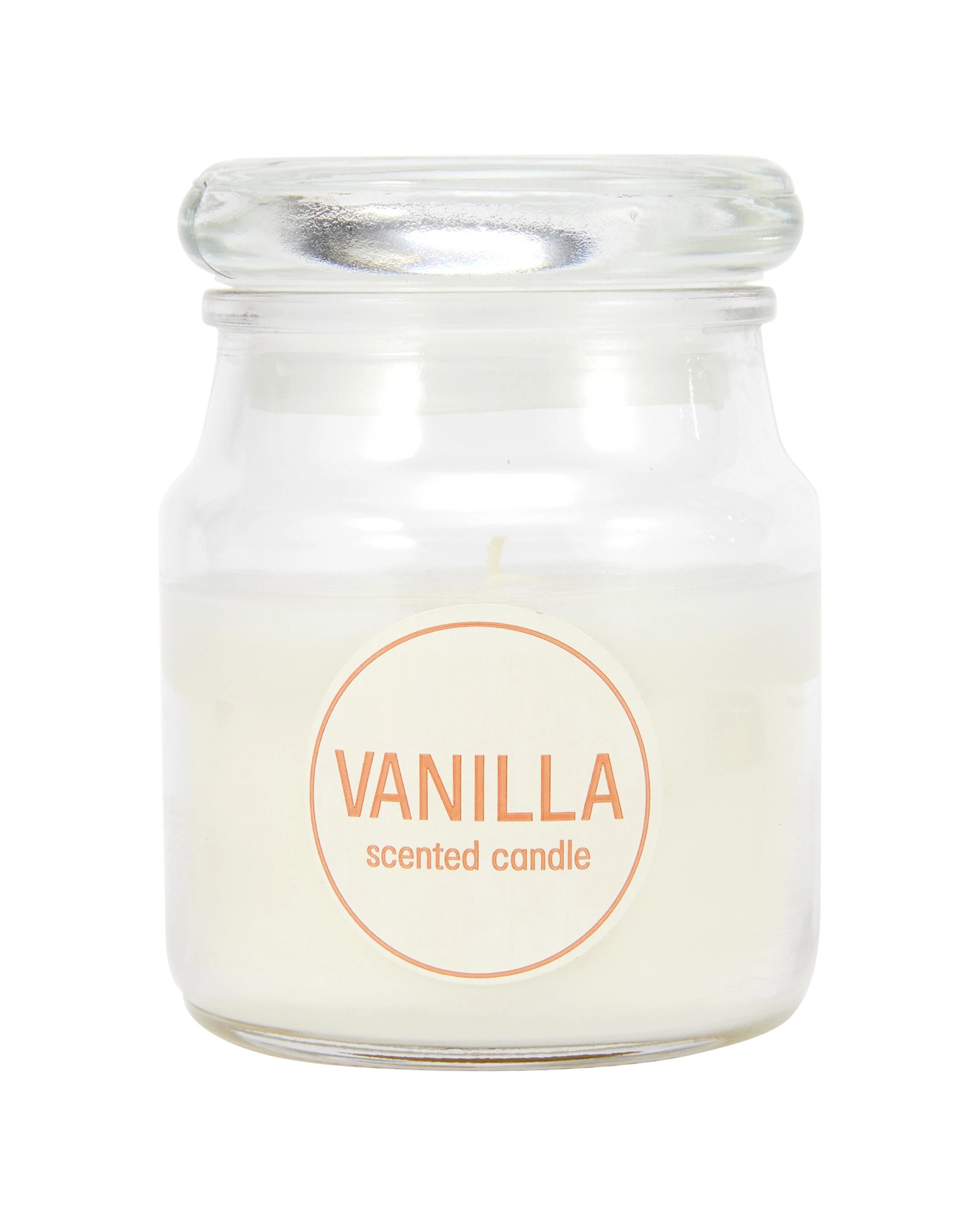 1 Vanilla Glass Jar Candle, 1 of 5