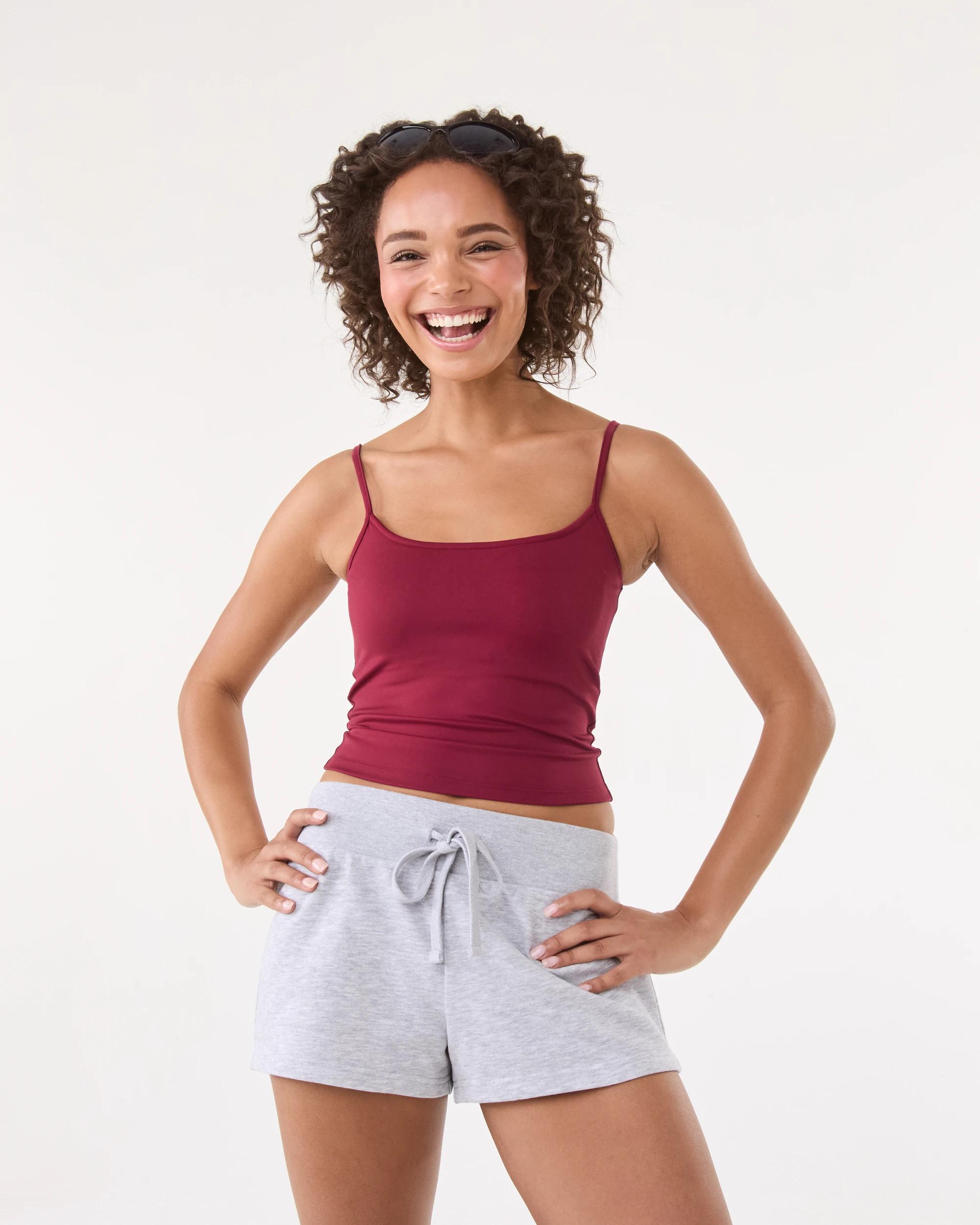 7 Contour Shelf Cami Rhubarb, 7 of 7