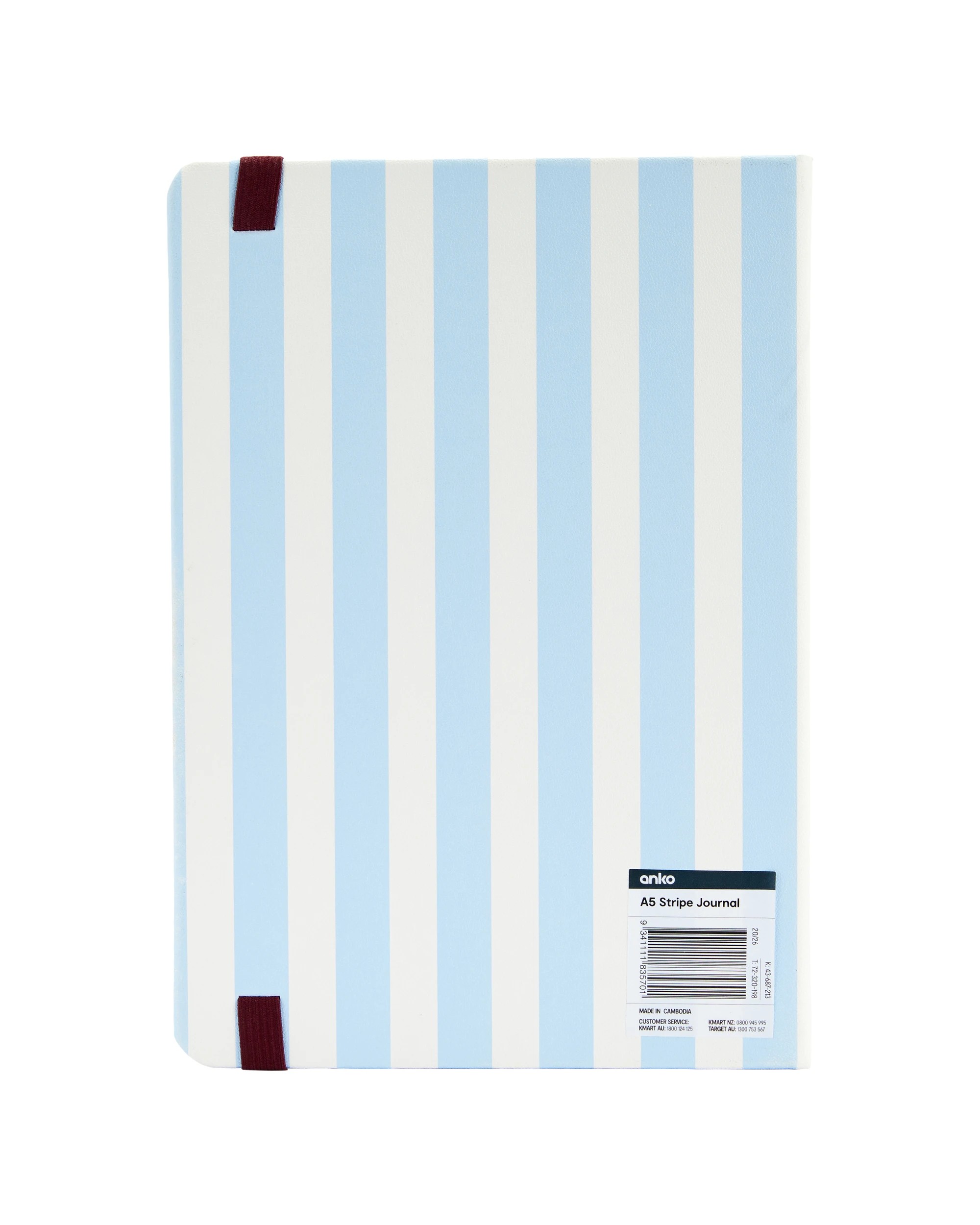 5 A5 Journal Stripe 80gsm 192 Pages, 5 of 5