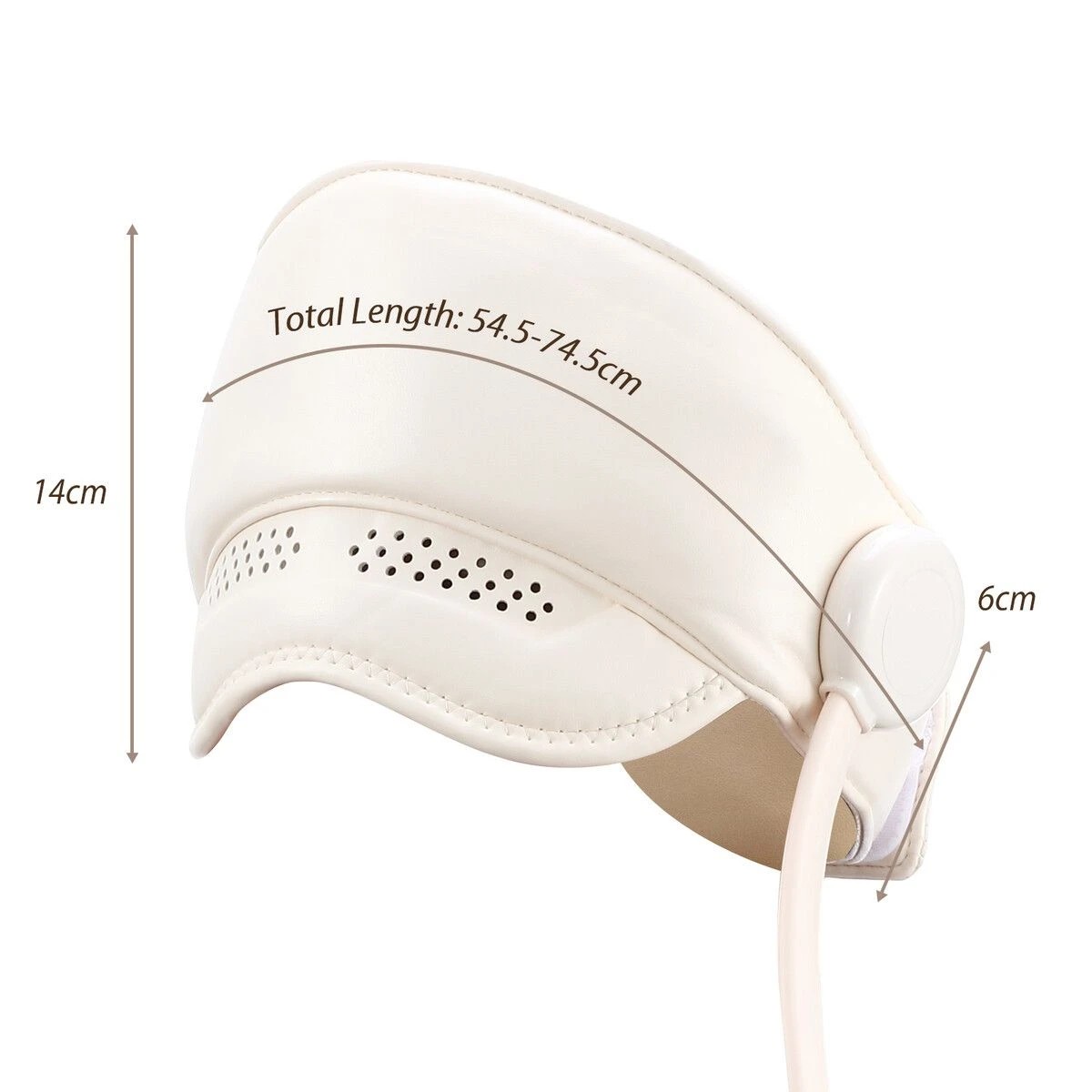 4 AUSWAY Head and Eye Massager Heated Pack Compress Airbag Scalp Relaxation Electric Massage Tool Sleep Mask Portable, 4 of 5