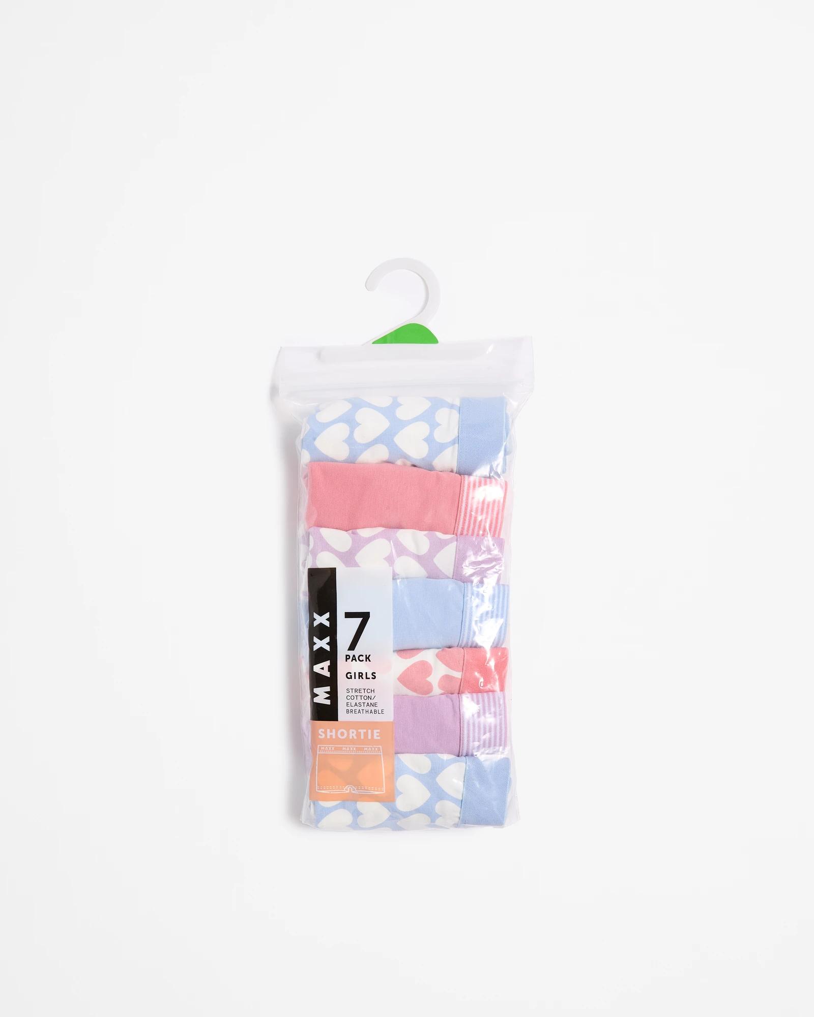 2 Girls Maxx Shortie 7 Pack HEARTS, 2 of 2