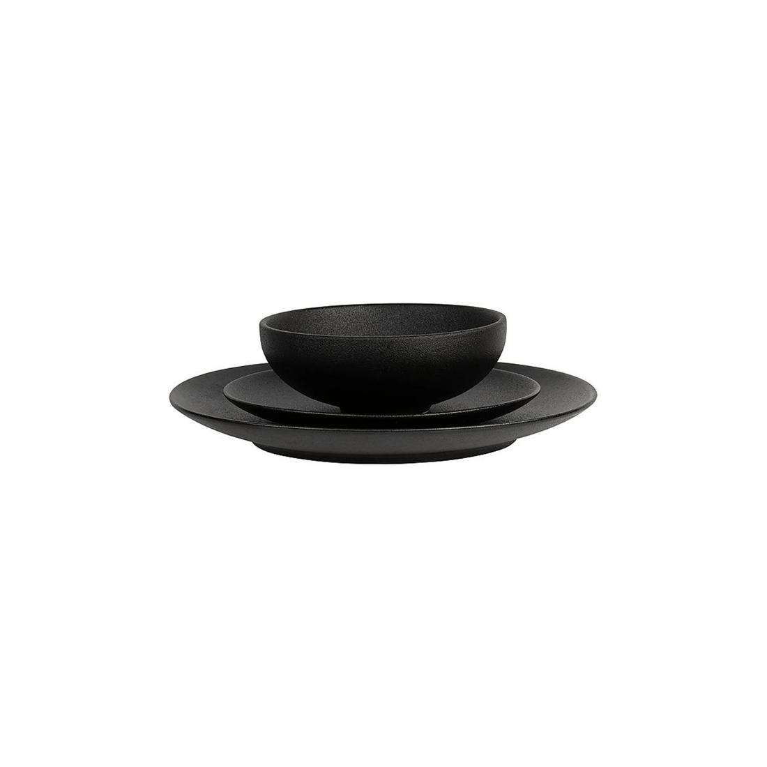 2 Maxwell & Williams 12pc Caviar Dinner Set Dishwasher And Microwave Safe Melamine
 - Black, 2 of 3