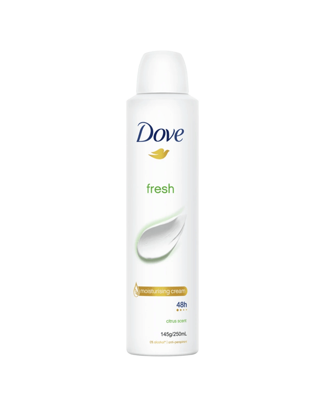 Dove Fresh 1/4 Moisturising Cream Antiperspirant 250ml - Citrus S