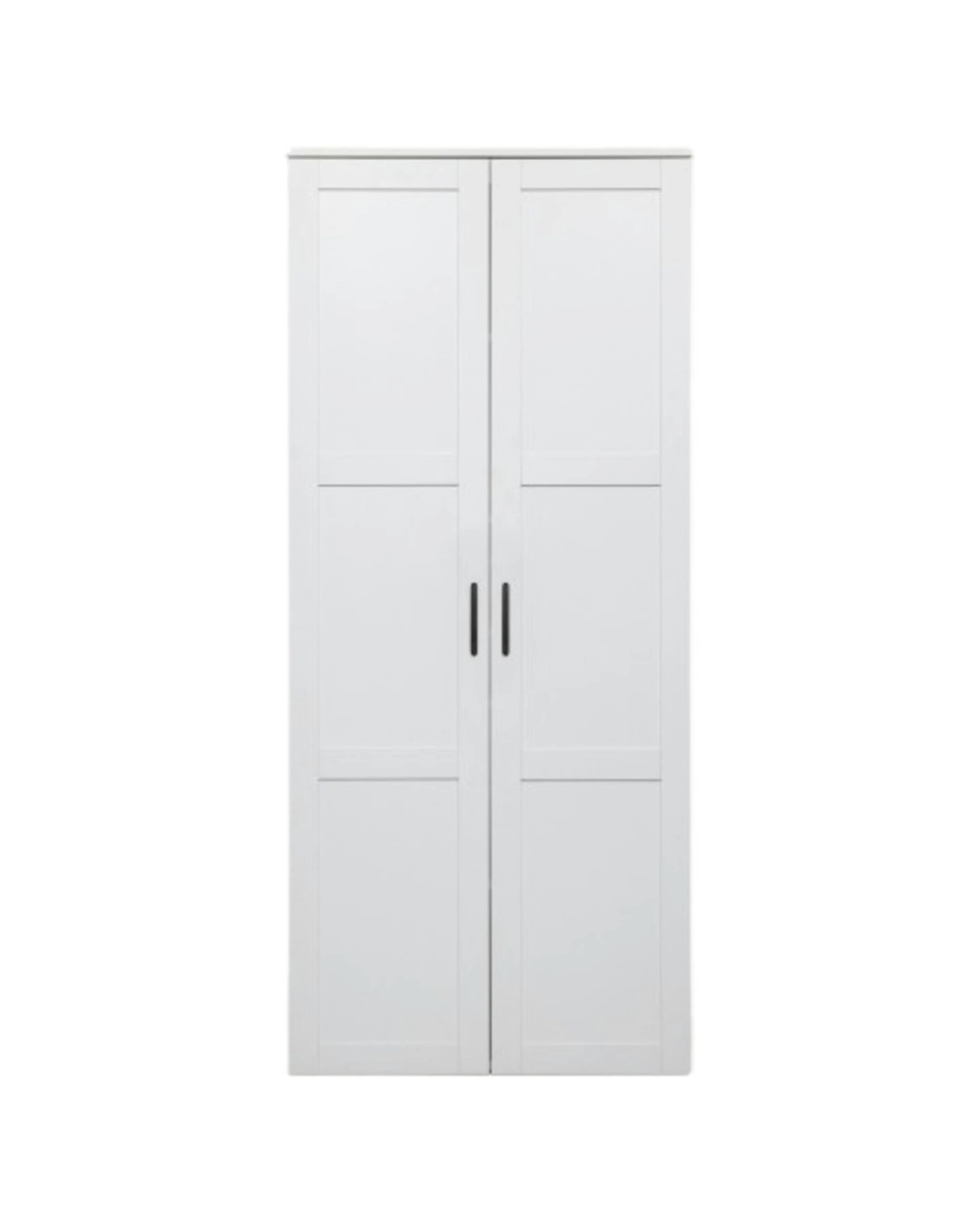 1 European Cabinetry Stockholm Storage Cupboard Hamptons Scandi Handle - White, 1 of 3
