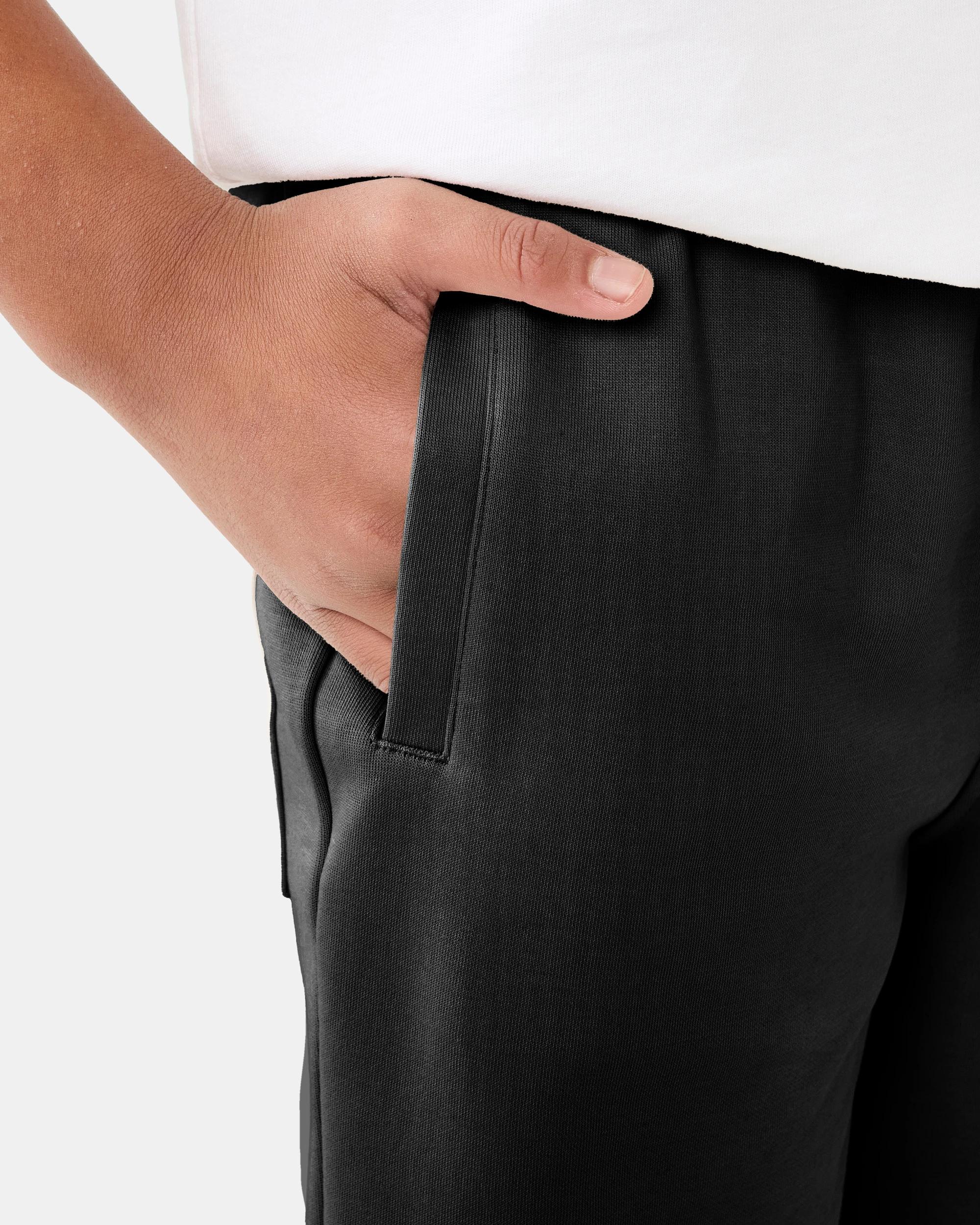 4 Interlock Knit Shorts Black, 4 of 5