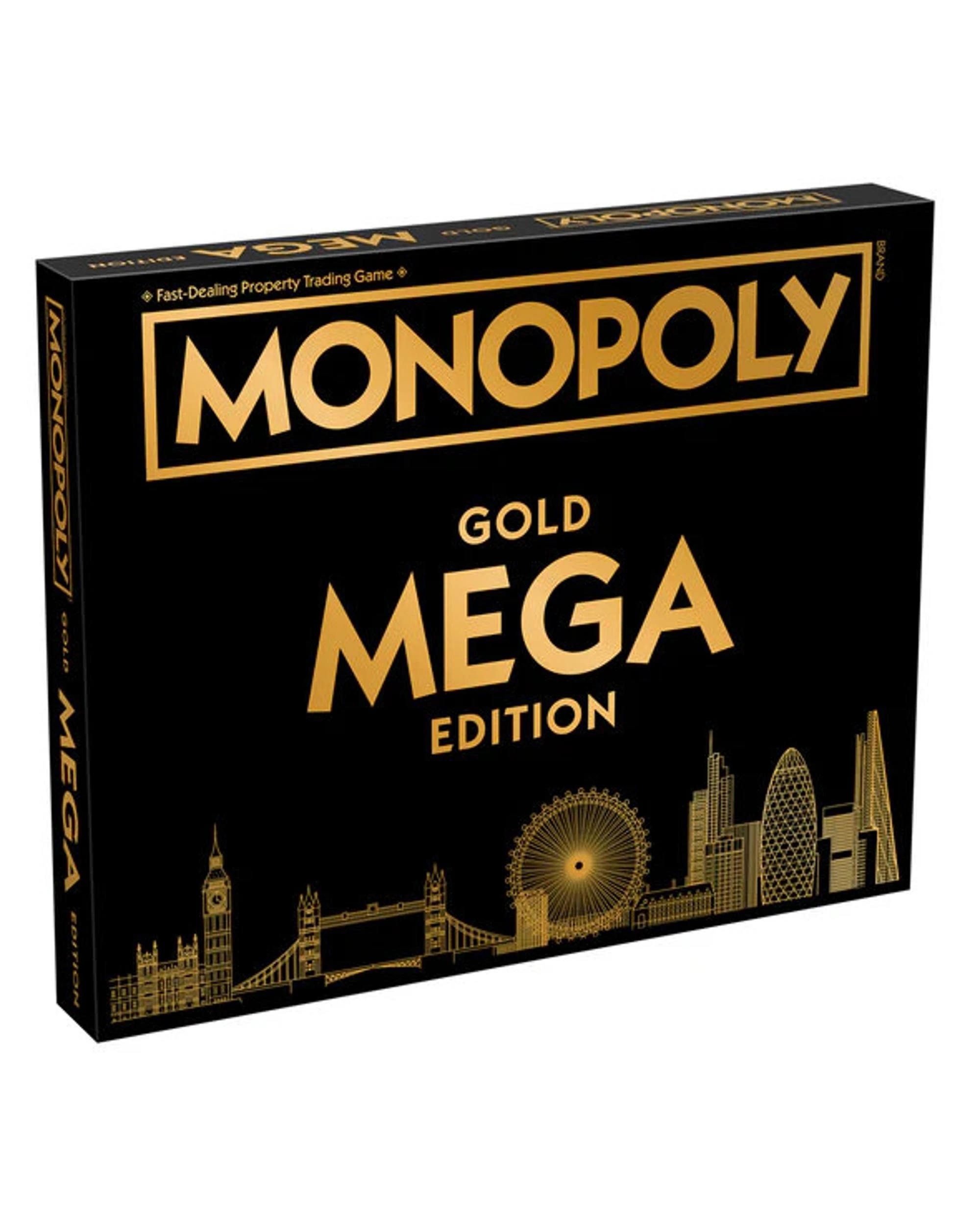 1 Monopoly Mega Gold Edition Board Game, 1 of 7