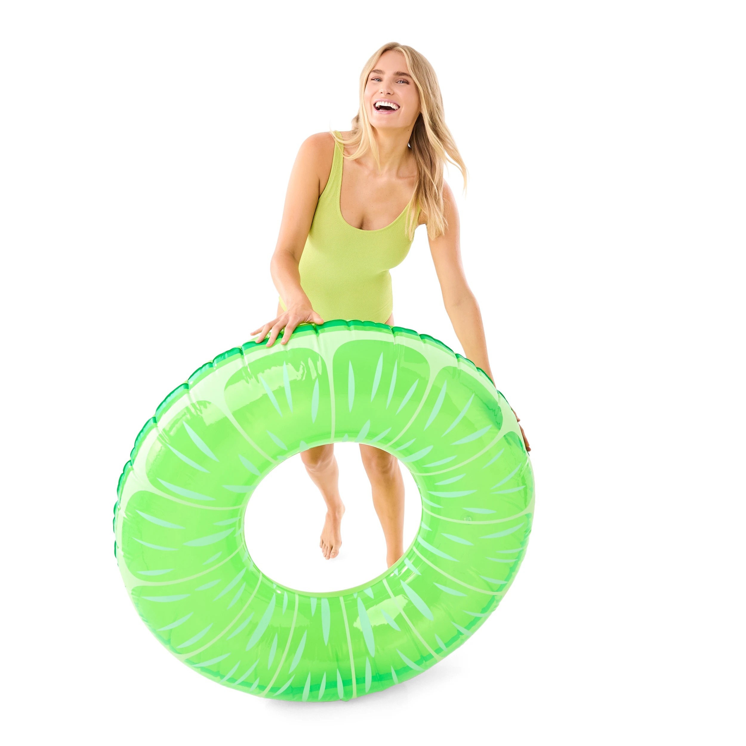 3 Inflatable Fruit Swim Ring - Assorted, 3 of 10