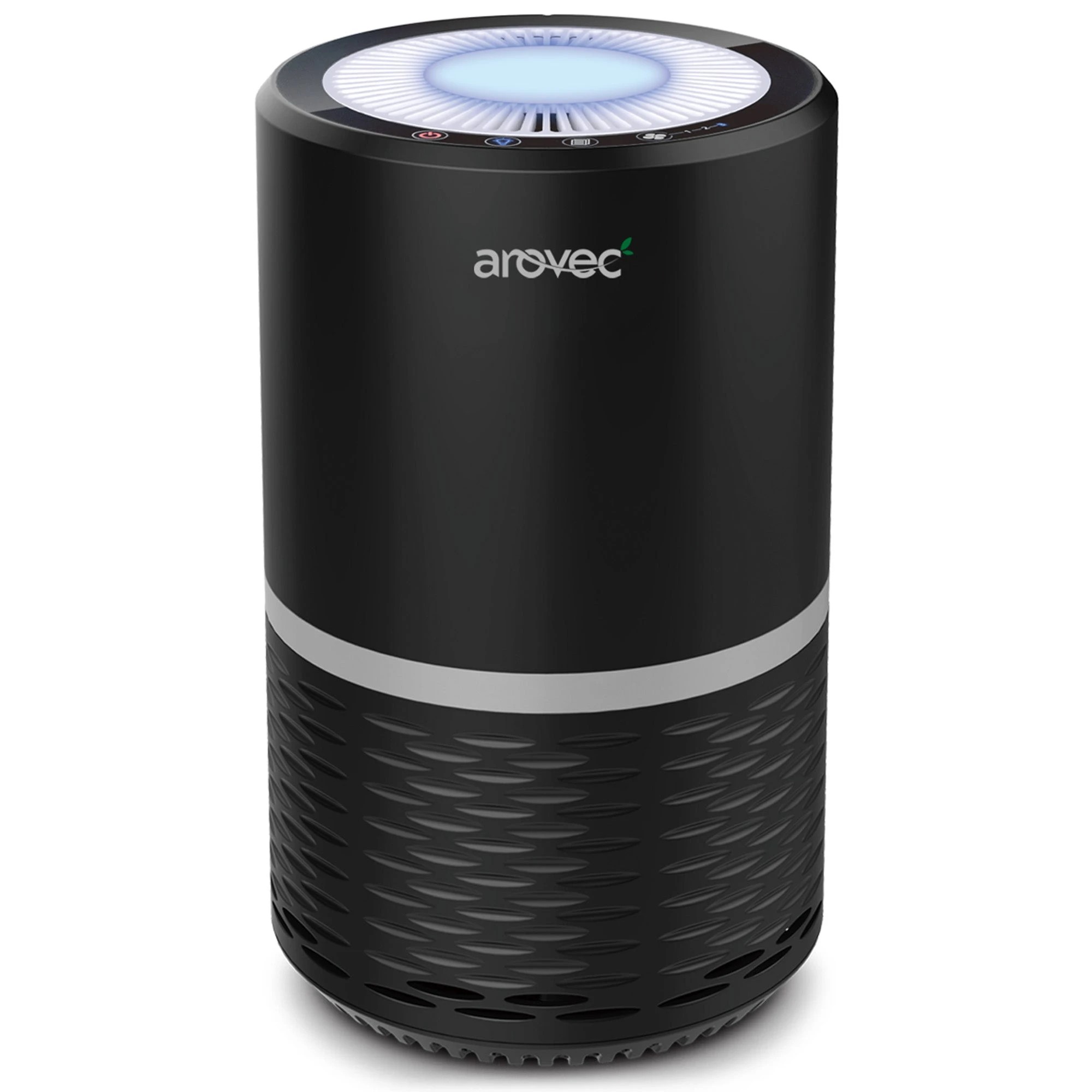 1 Arovec Air Purifier H13 True HEPA Air Filter for Home and Bedroom Black, 1 of 1