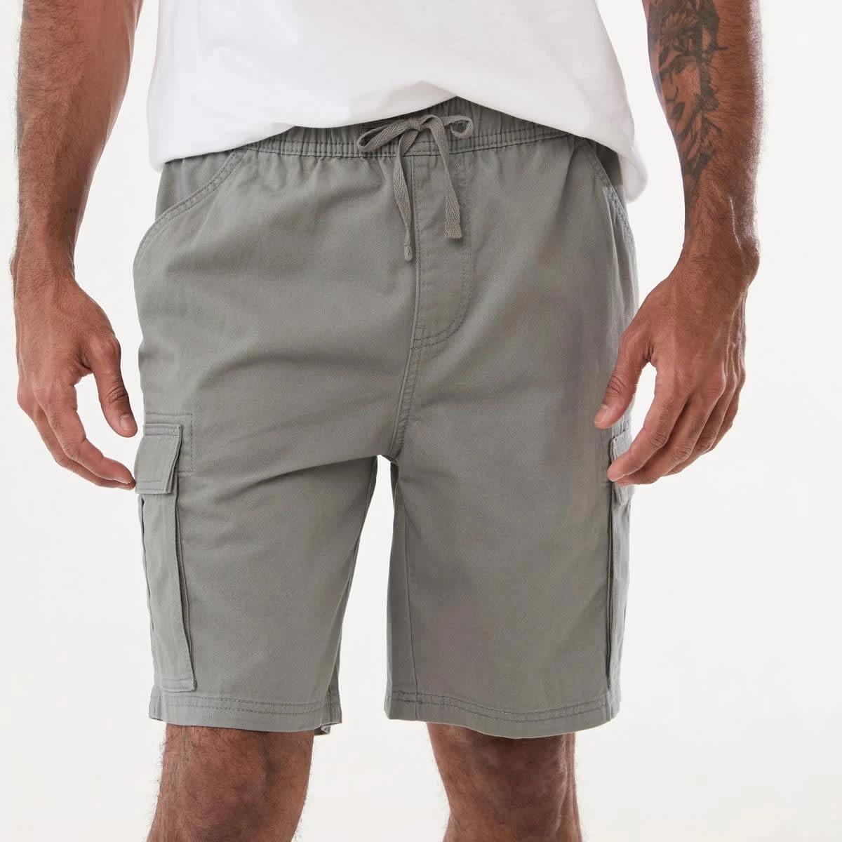 1 Elastic Waist Cargo Shorts SILENT STORM, 1 of 7