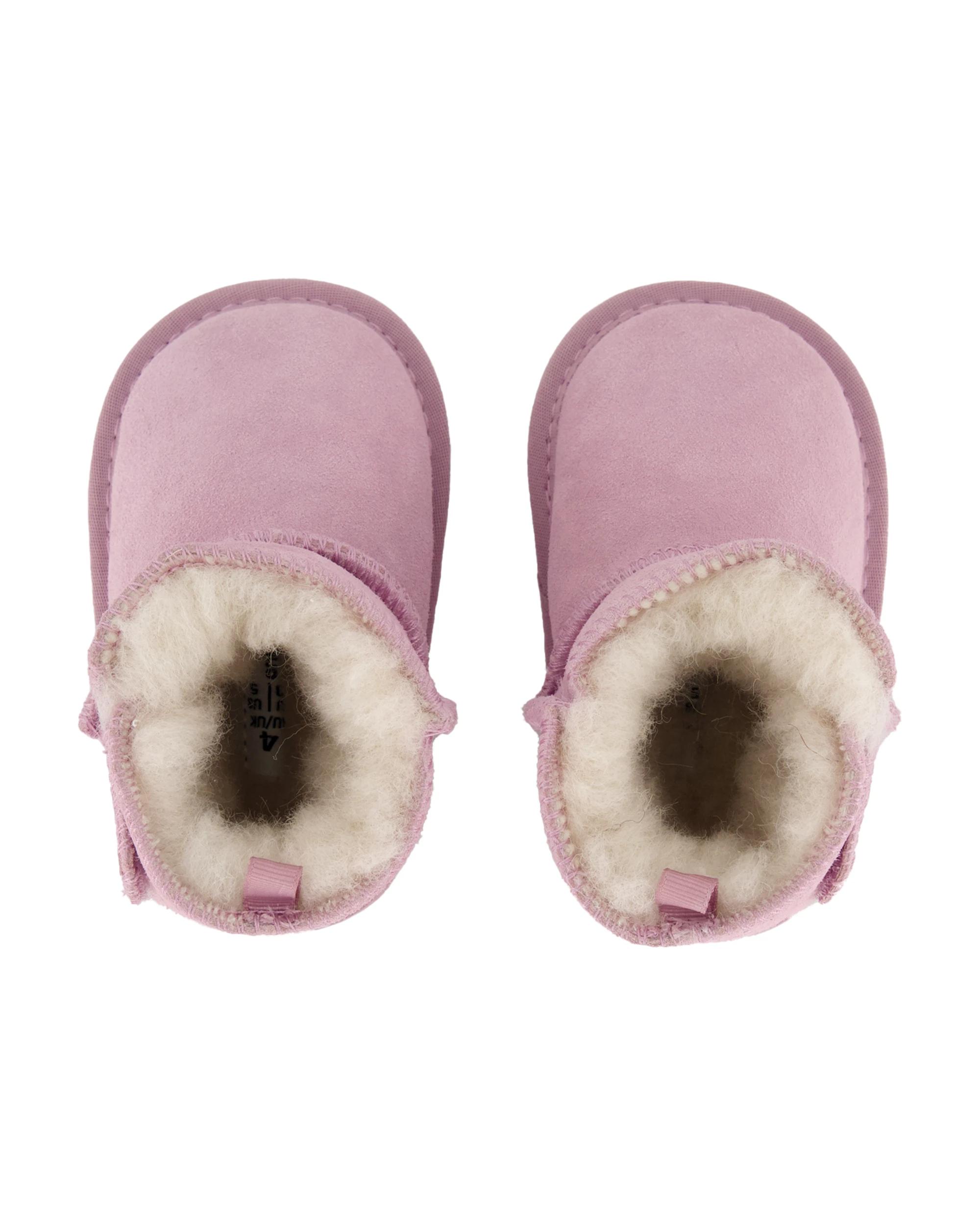 3 UGG Baby Suede Slipper Boots Pink, 3 of 5