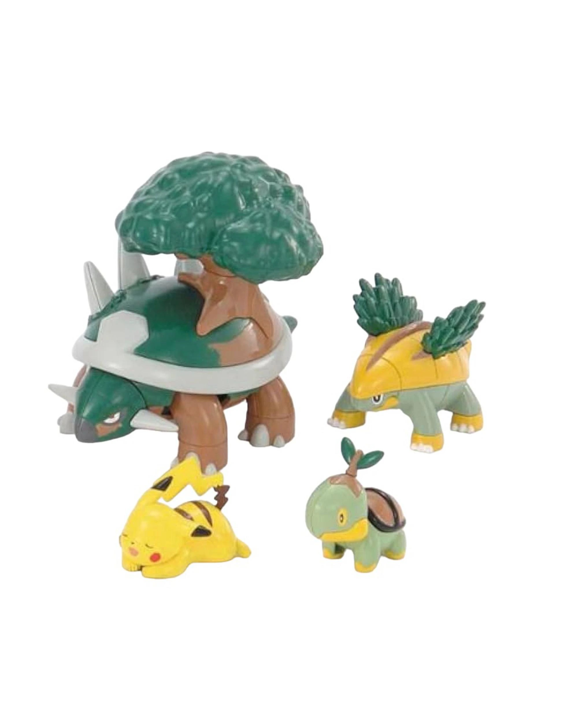 2 Bandai Pokemon Torterra Evolution Set Plastic Model Kit, 2 of 2
