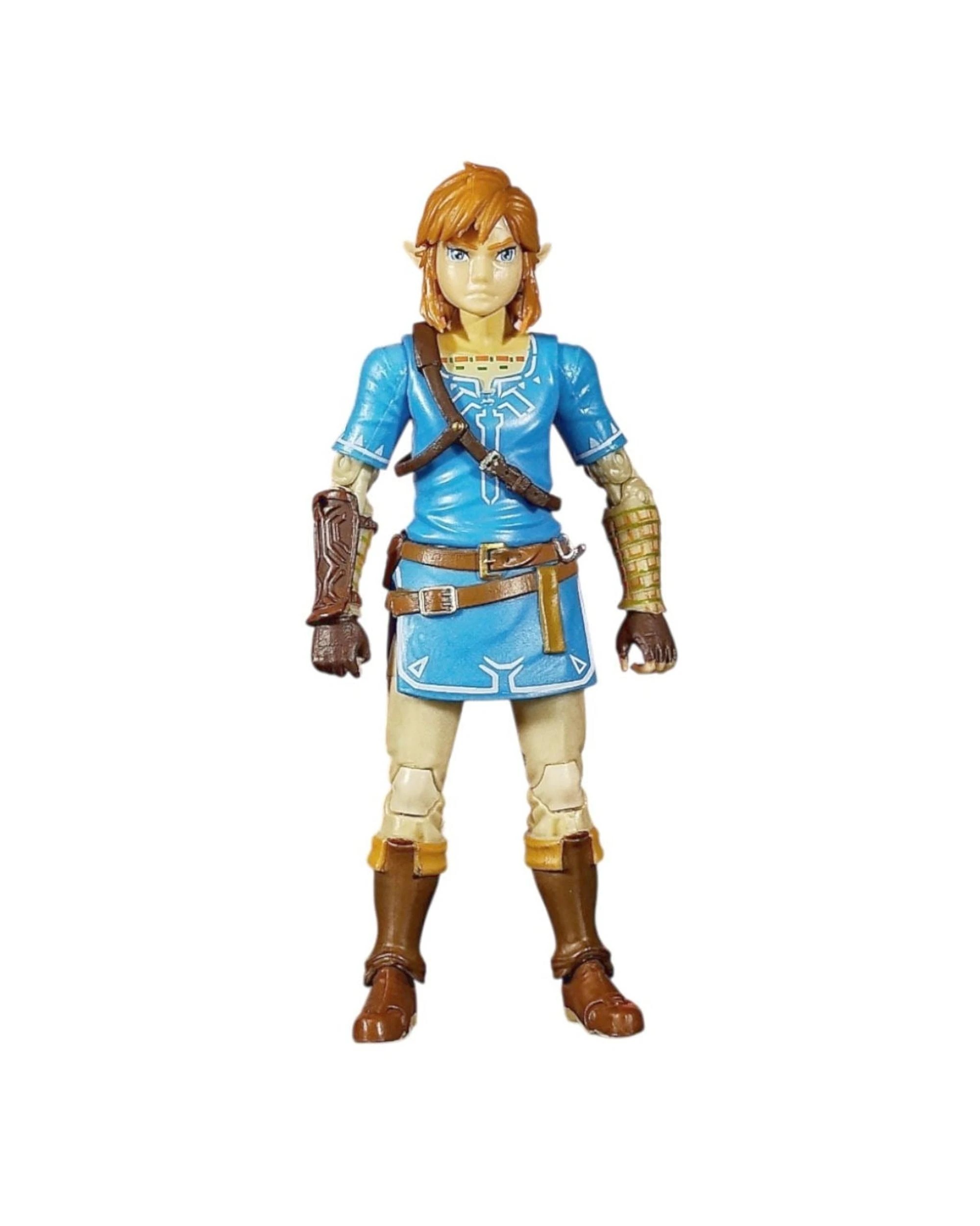 2 Nintendo The Legend of Zelda Link with Master Sword and Shield Figure, 2 of 5