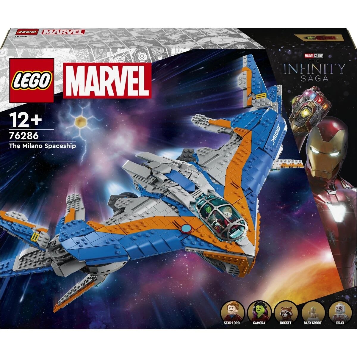 1 LEGO Marvel Guardians of the Galaxy: The Milano Spaceship 76286, 1 of 10