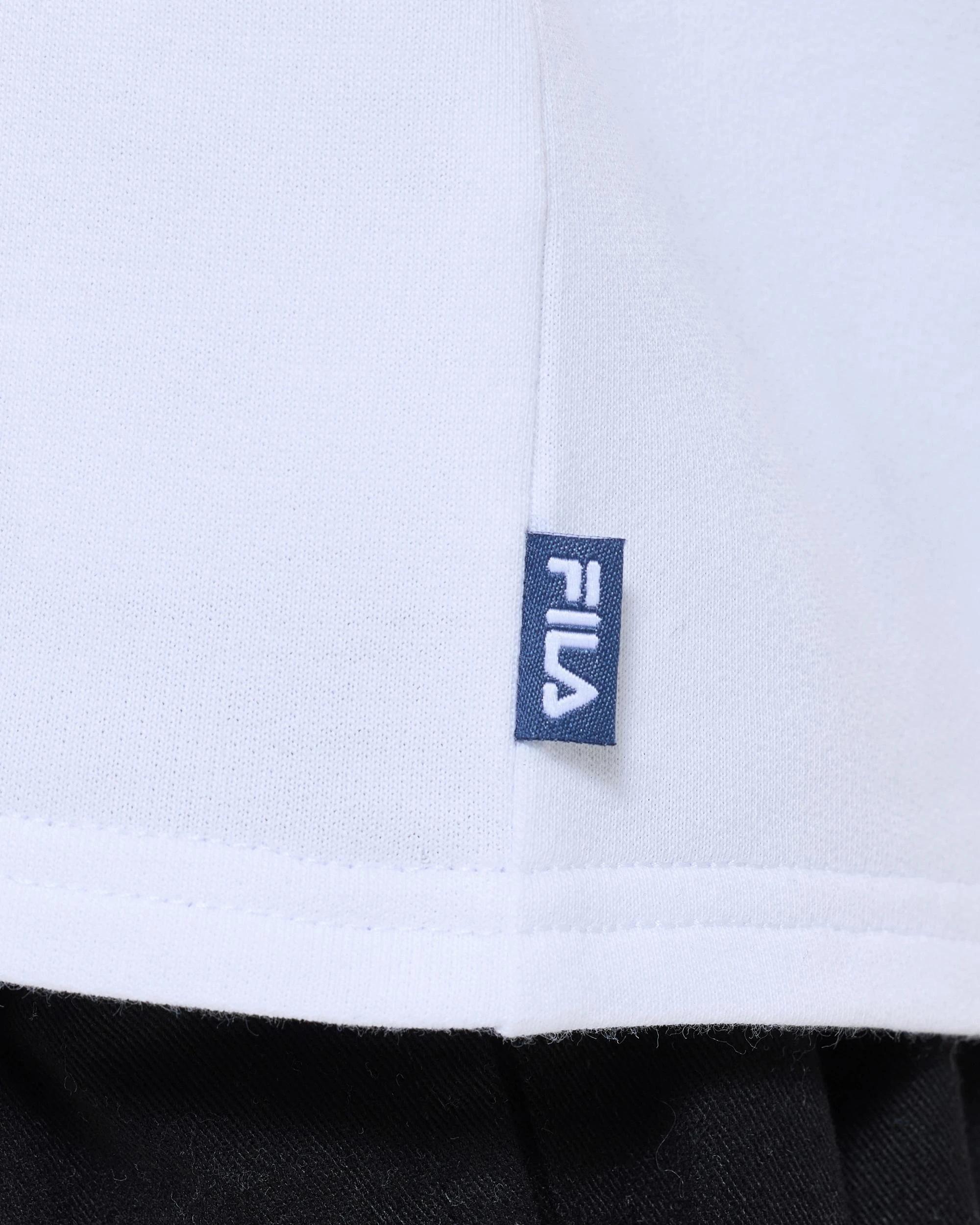 6 Short Sleeve T-Shirt Jake - Fila - White WHITE, 6 of 7