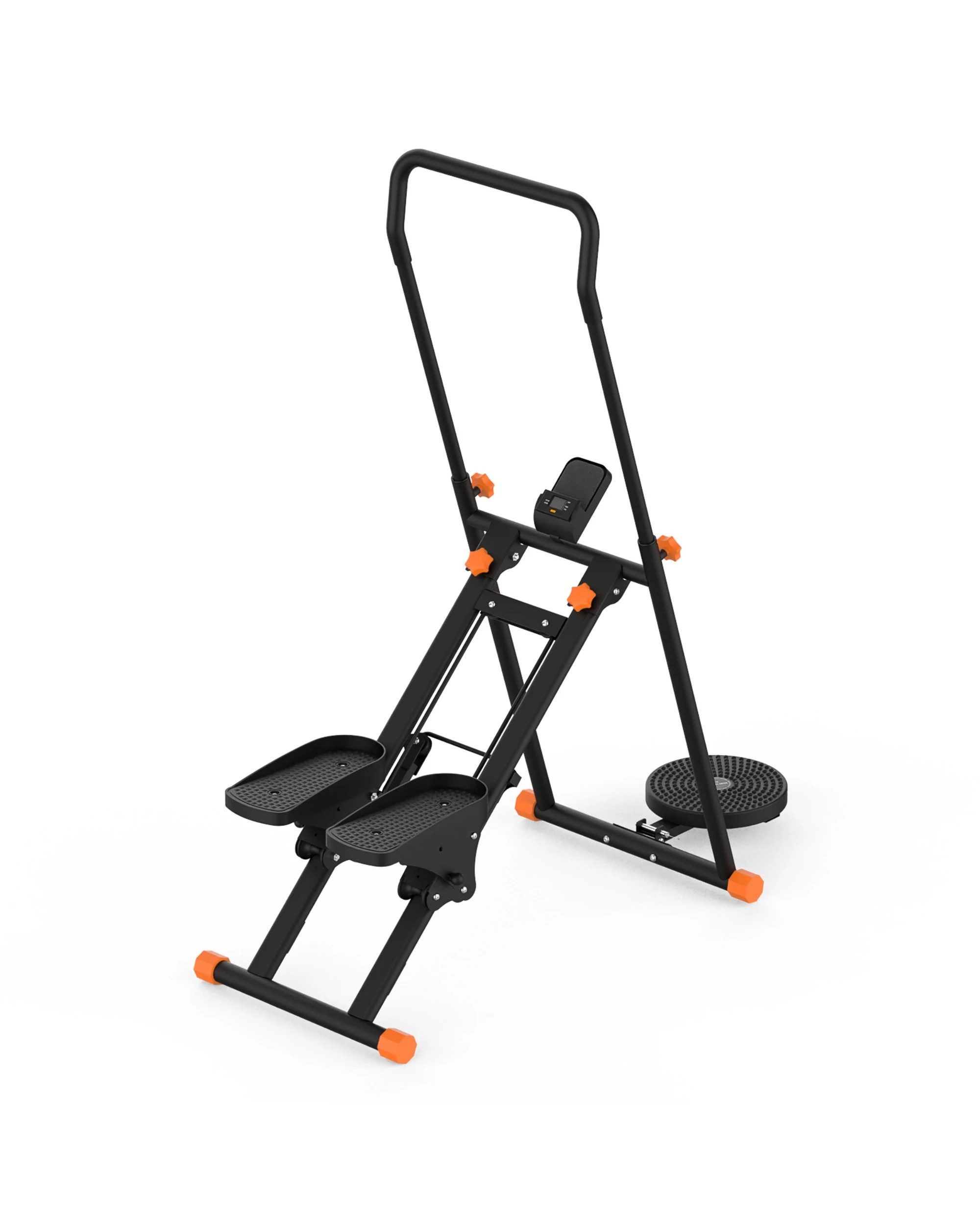 1 Advwin Adjustable Stair Stepper w/Twisting Waist Disc Black, 1 of 7