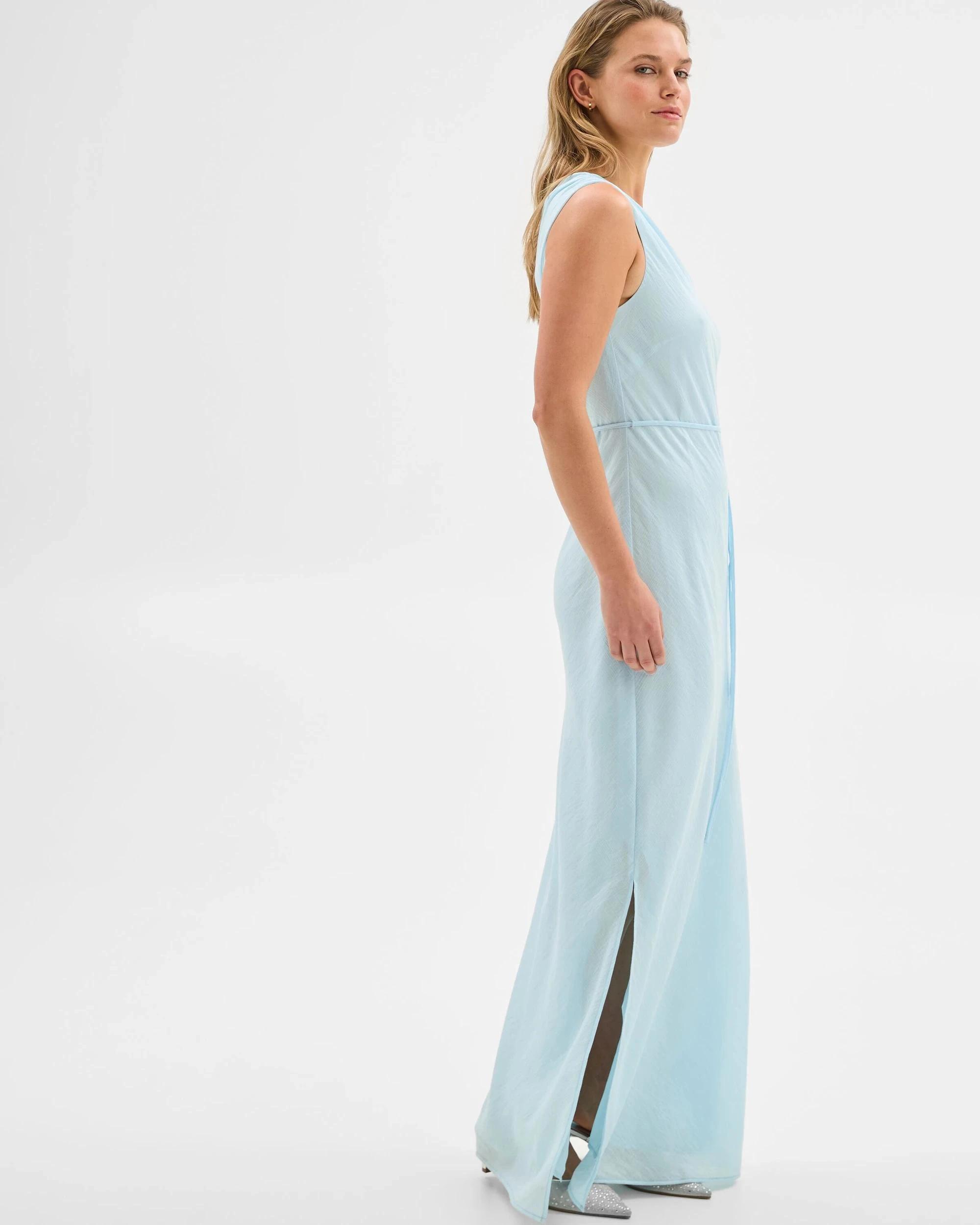 3 Off The Shoulder Midi Dress - Lily Loves OMPHALODES, 3 of 7