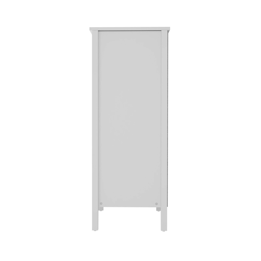 9 Oikiture 4 Chest Of Drawers Dresser Storage Cabinet Tallboy Vintage
 - White, 9 of 10