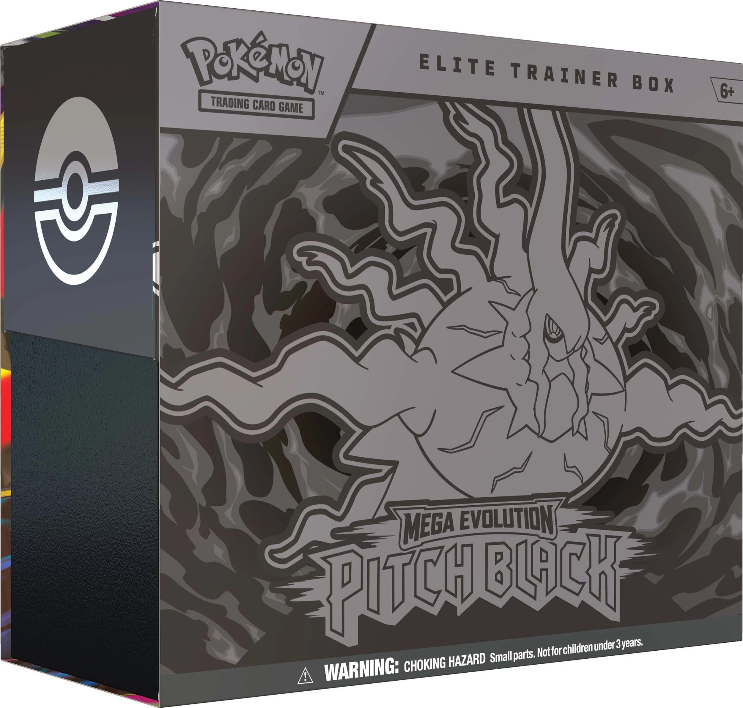 1 Pokemon Trading Card Game: Mega Evolution Pitch Black Elite Trainer Box, 1 of 6