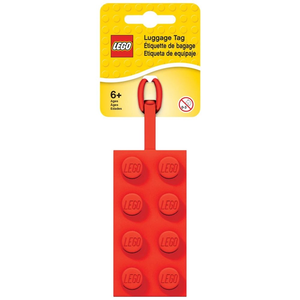 1 Lego Luggage Tag Red Brick, 1 of 6