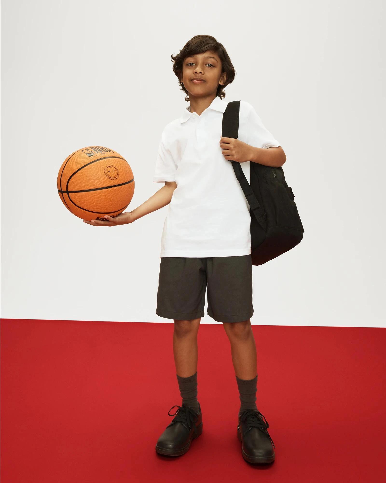 4 Target School Polo T-shirt WHITE, 4 of 8