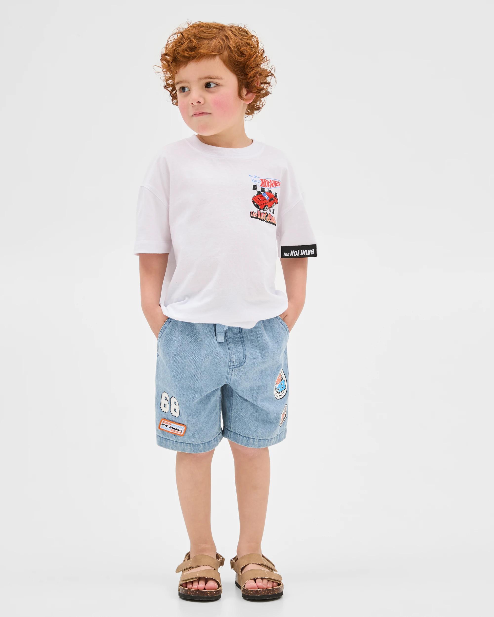 3 Australian Cotton Hot Wheels T-shirt WHITE, 3 of 6